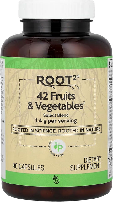 Vitacost Root2®, 42 Fruits & Vegetables, 90 Capsules Vitacost Brand uk supplements