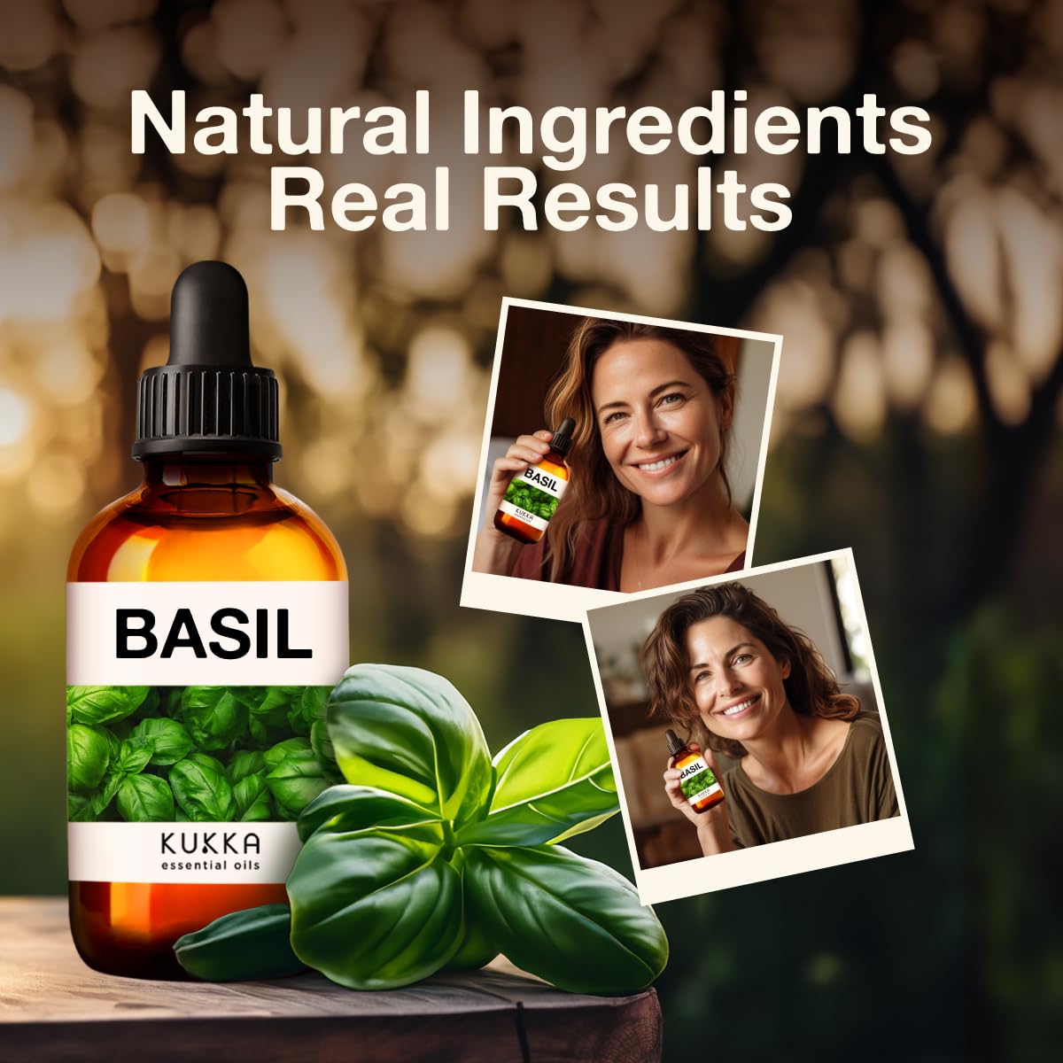 Kukka Basil Essential Oil for Diffusers - Basil Essential Oil for Skin - Basil Oil for Aromatherapy, Skin, Fragrance KUKKA essential oils uk supplements
