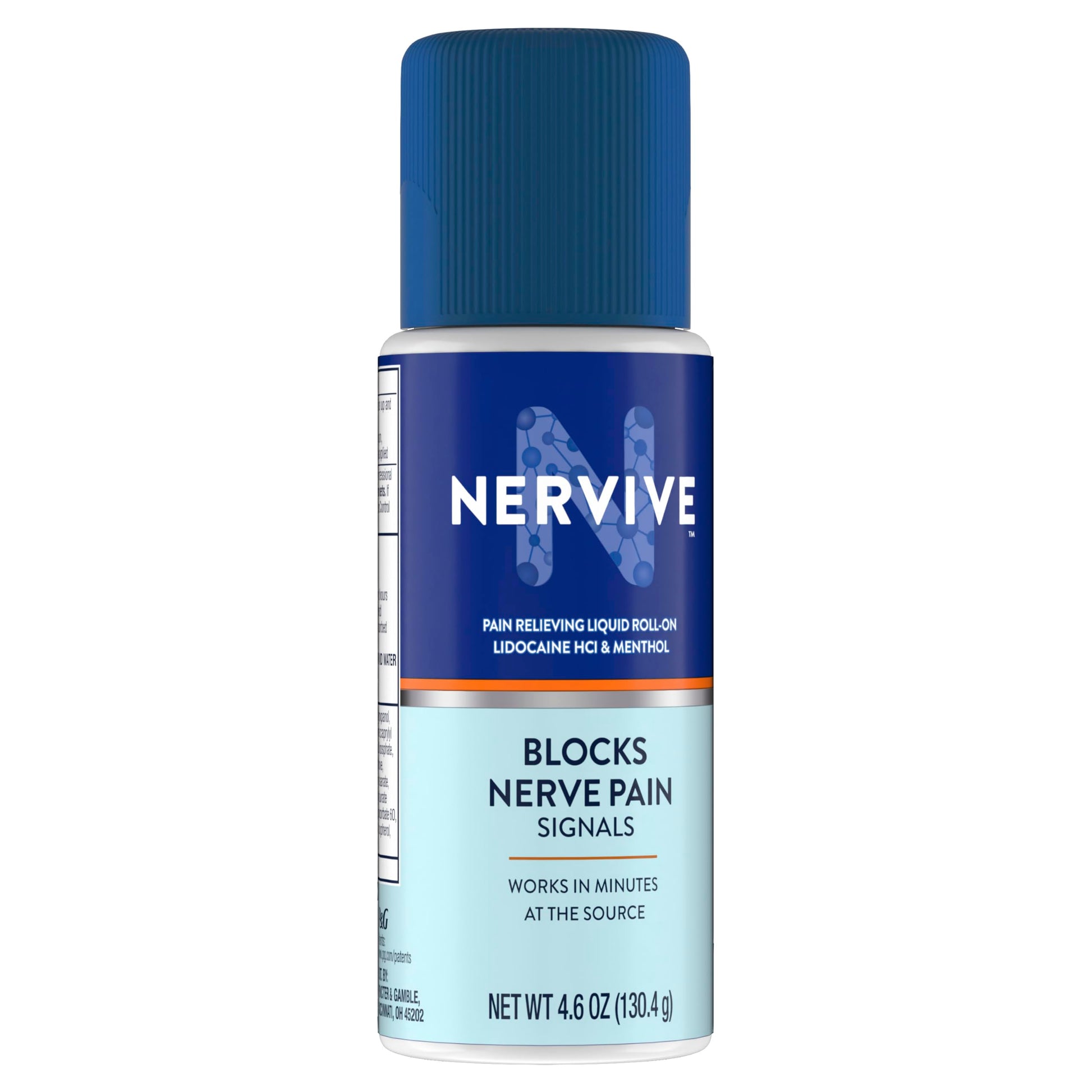 Nervive Pain Relieving Roll On, Lidocaine Roll On, Nervive Pain Relief, Lidocaine Topical, Foot Pain, Leg Pain, Hand Pain, Max Strength Formula, 4.6oz Nervive uk supplements