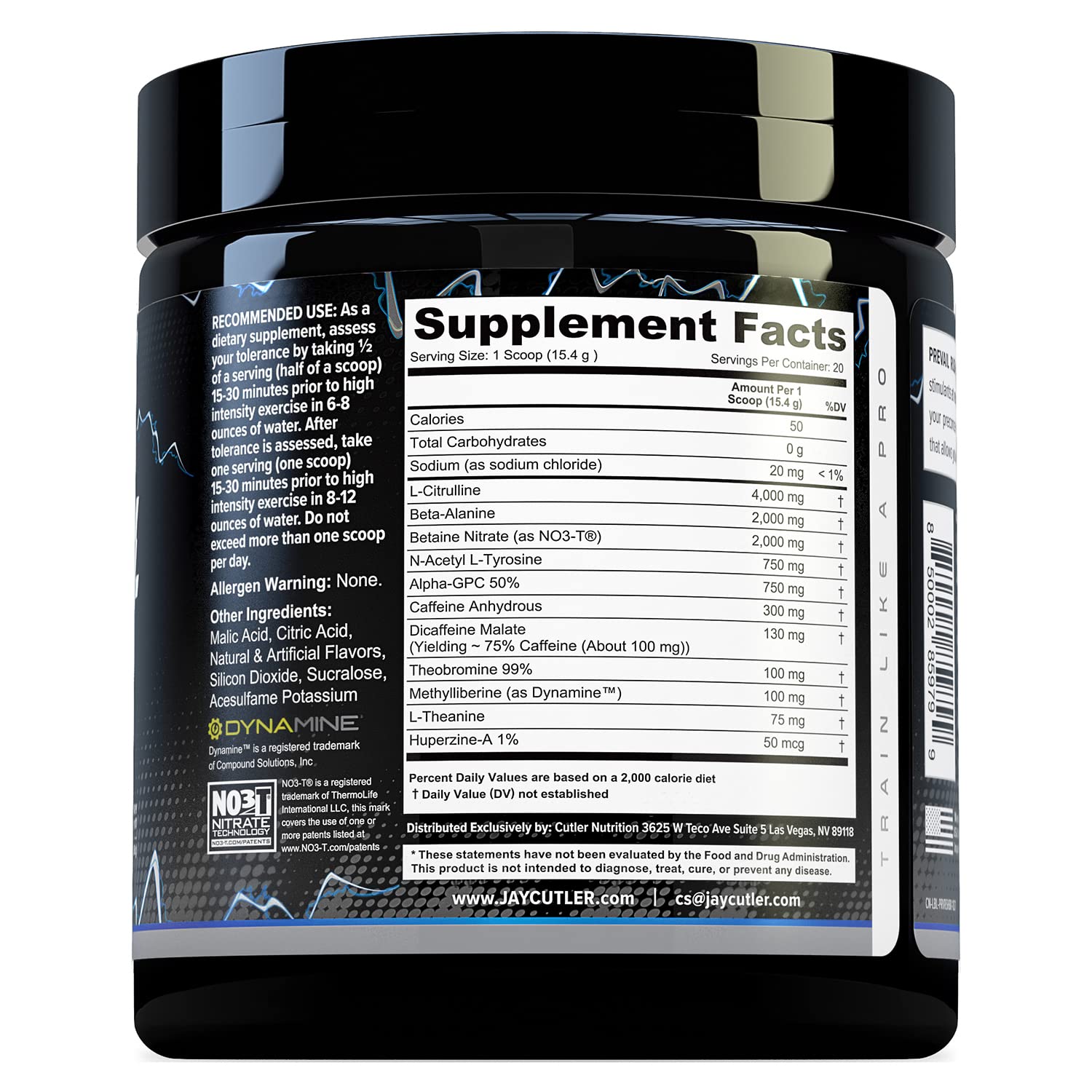Cutler Nutrition High Stim Pre Workout Powder Prevail Rush Preworkout for Men & Women Cutler Nutrition uk supplements