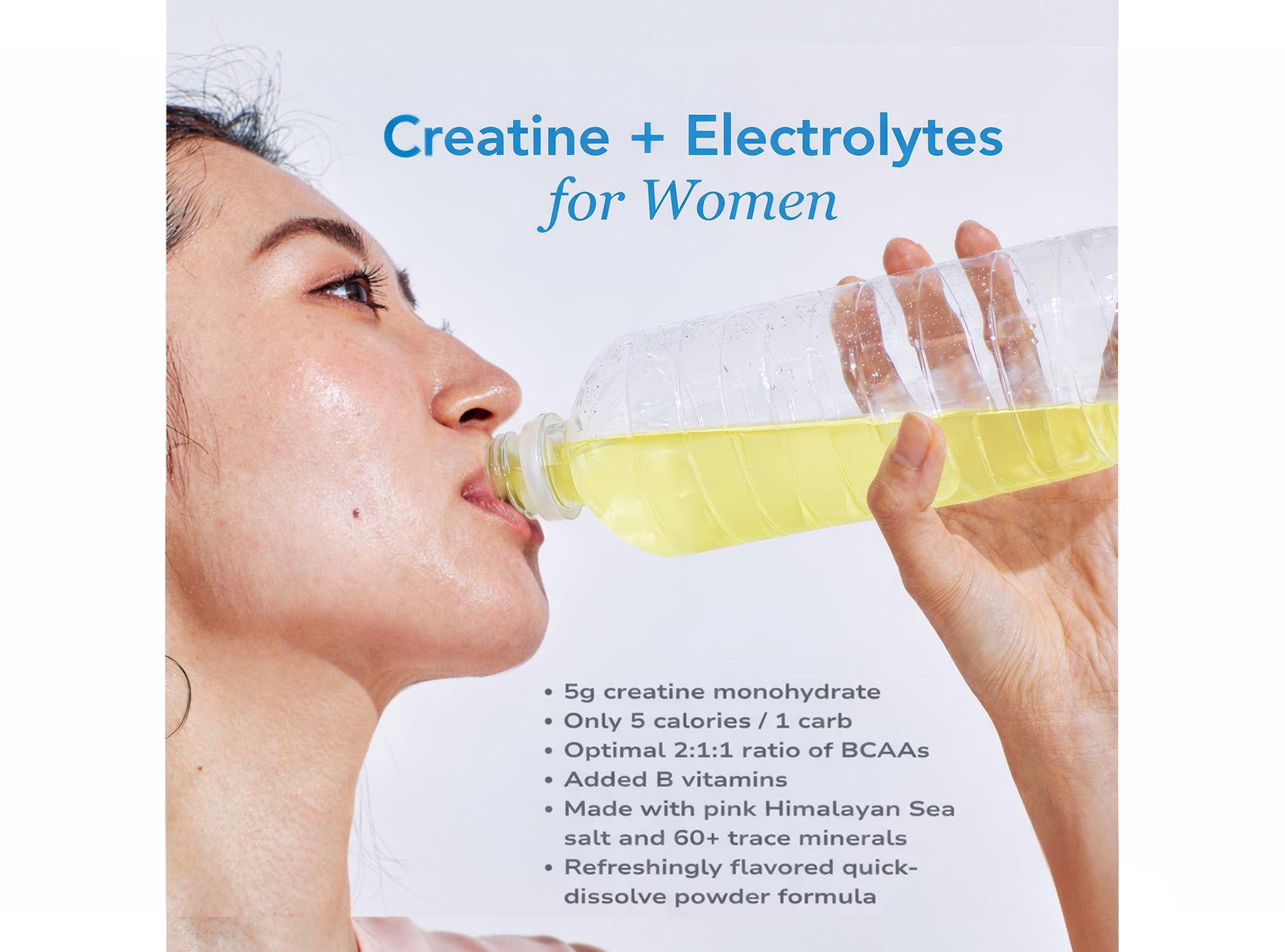 Zeal Naturals Creatine with Electrolytes & Brain Health Nootropics - 30 Servings | Women's Support for Energy, Strength, Focus, & Hydration with B Vitamins | Lemon Sorbet | Zero Sugar No Bloat Formula Zeal Naturals uk supplements