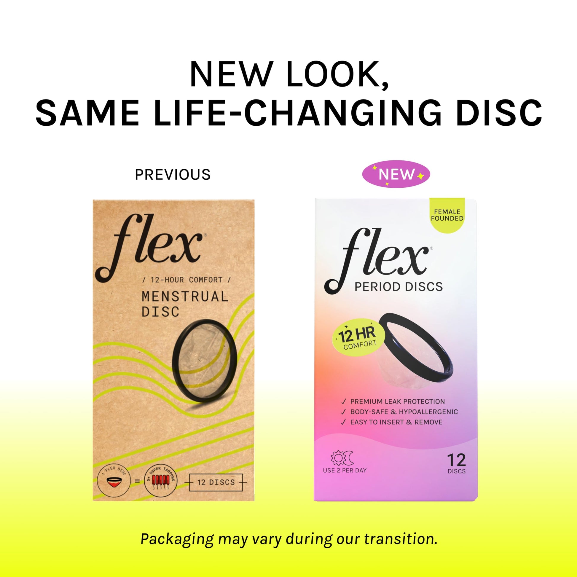 Flex Menstrual Discs | Disposable Period Discs | Reduce Cramps & Dryness | Beginner-Friendly Tampon Alternative | Capacity of 5 Super Tampons | Made in Canada | 12 Count FLEX uk supplements