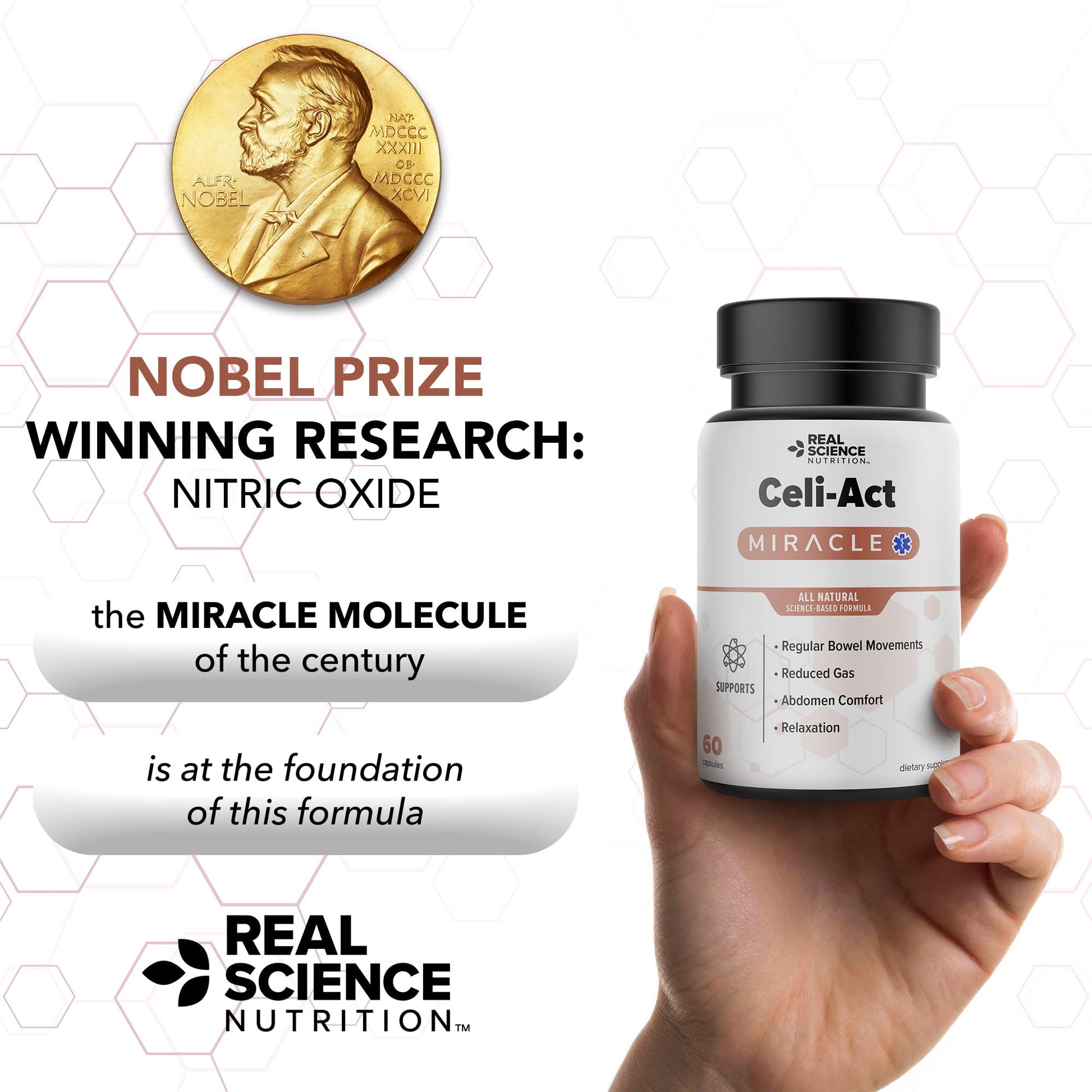 Real Science Nutrition Celi-Act Miracle is a Natural Supplement to Support Celiac Discomfort and Digestive Health Real Science Nutrition uk supplements