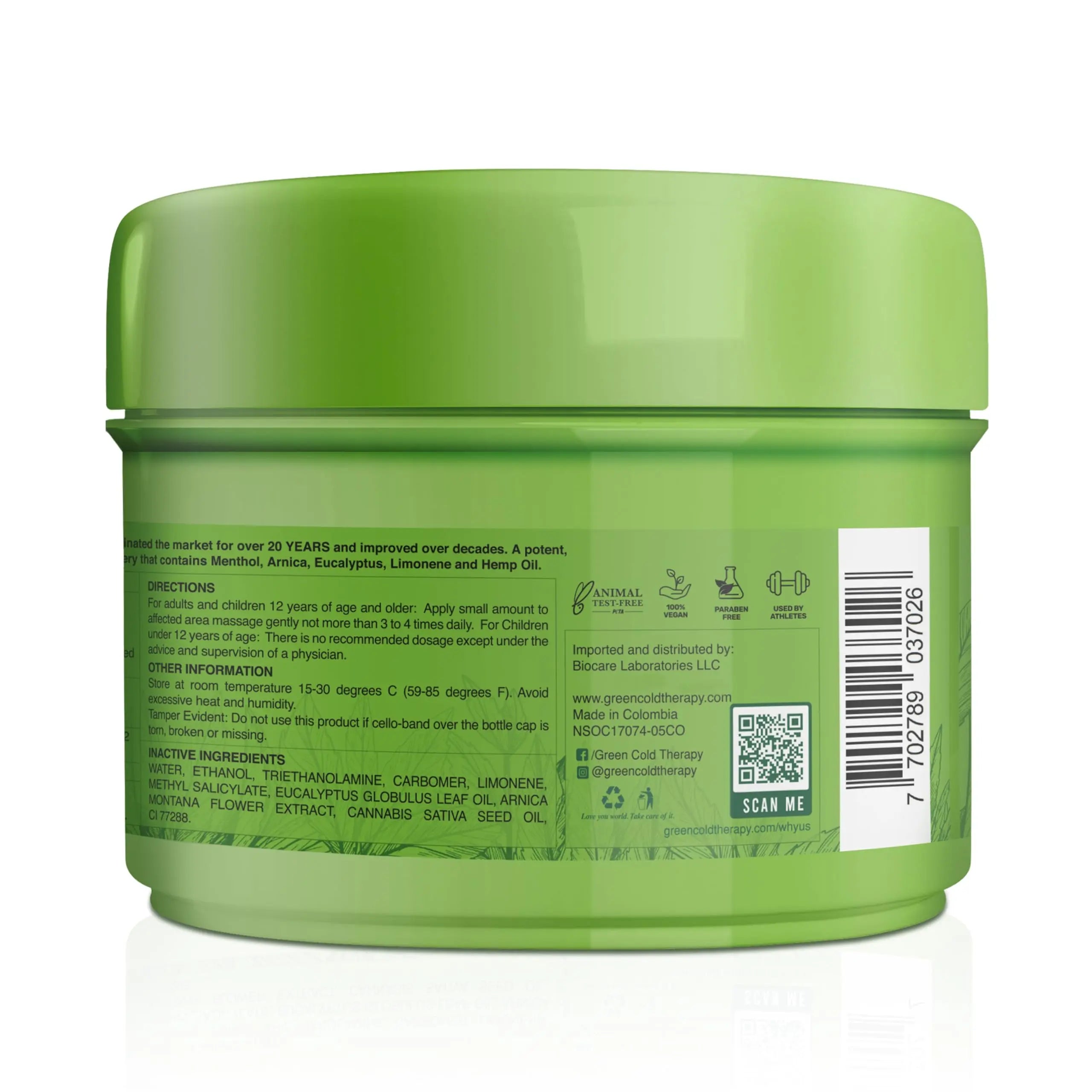 Ross D'Elen Green Menthol Gel - Large Size Single Pack ROSS D'ELEN uk supplements