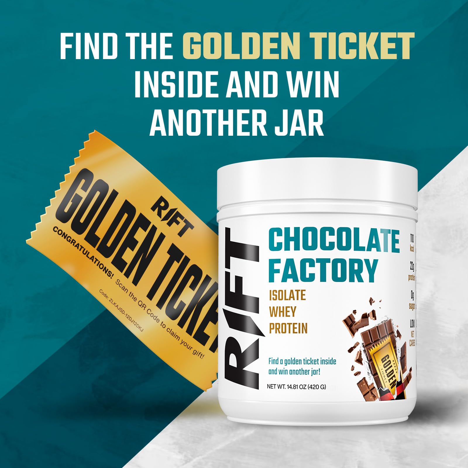 RIFT Chocolate Whey Protein Powder for Adult - Protein Isolate Powder Chocolate RIFT uk supplements