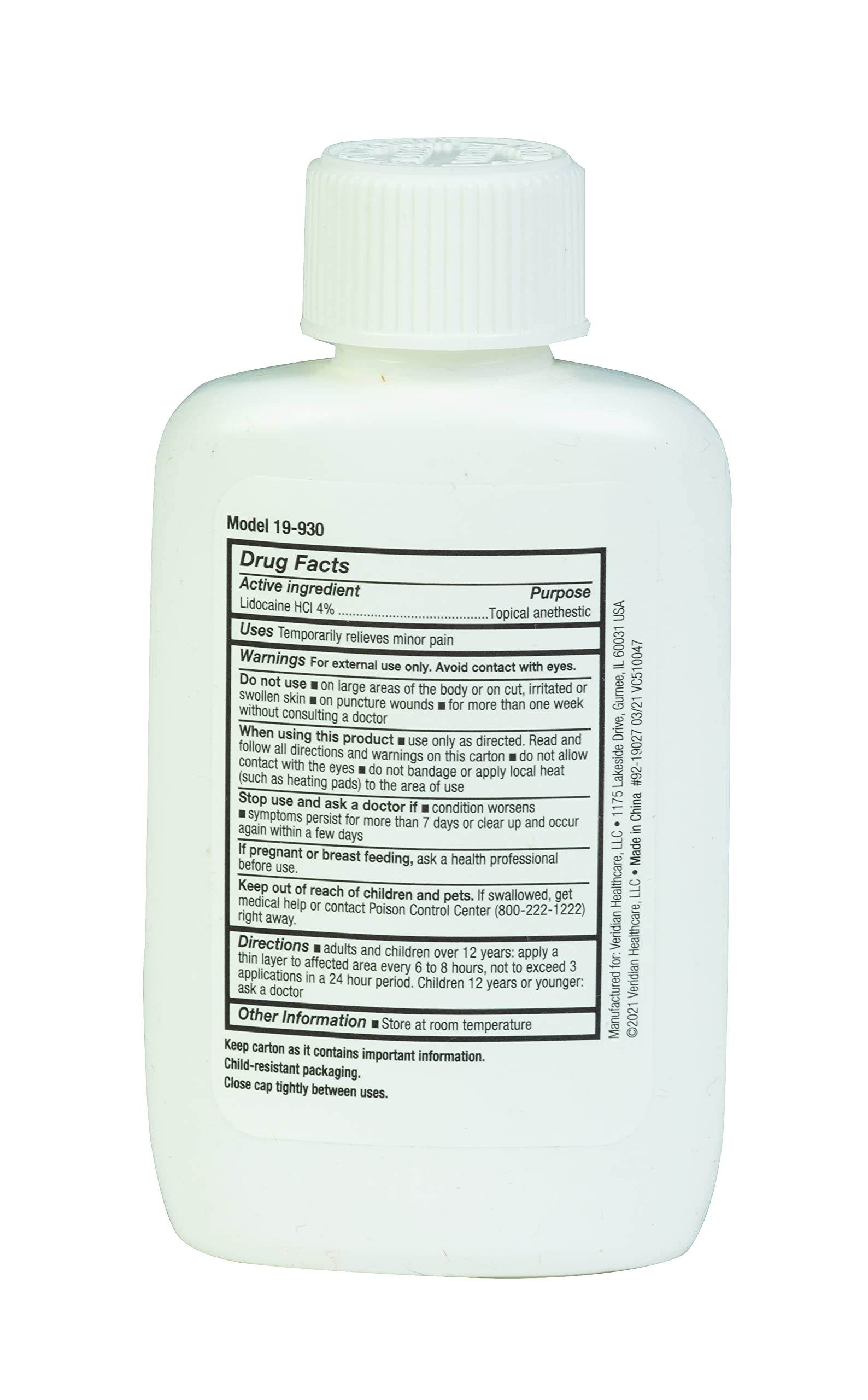 Thera|Care Maximum Strength OTC Lidocaine Cream | Numbs Away Pain | Long-Lasting Relief | Non-Greasy | 1.75 Oz Thera Care uk supplements