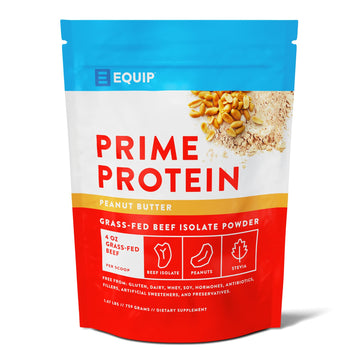 Equip Foods Prime Protein - Grass Fed Beef Protein Powder Isolate - Paleo and Keto Friendly Equip uk supplements