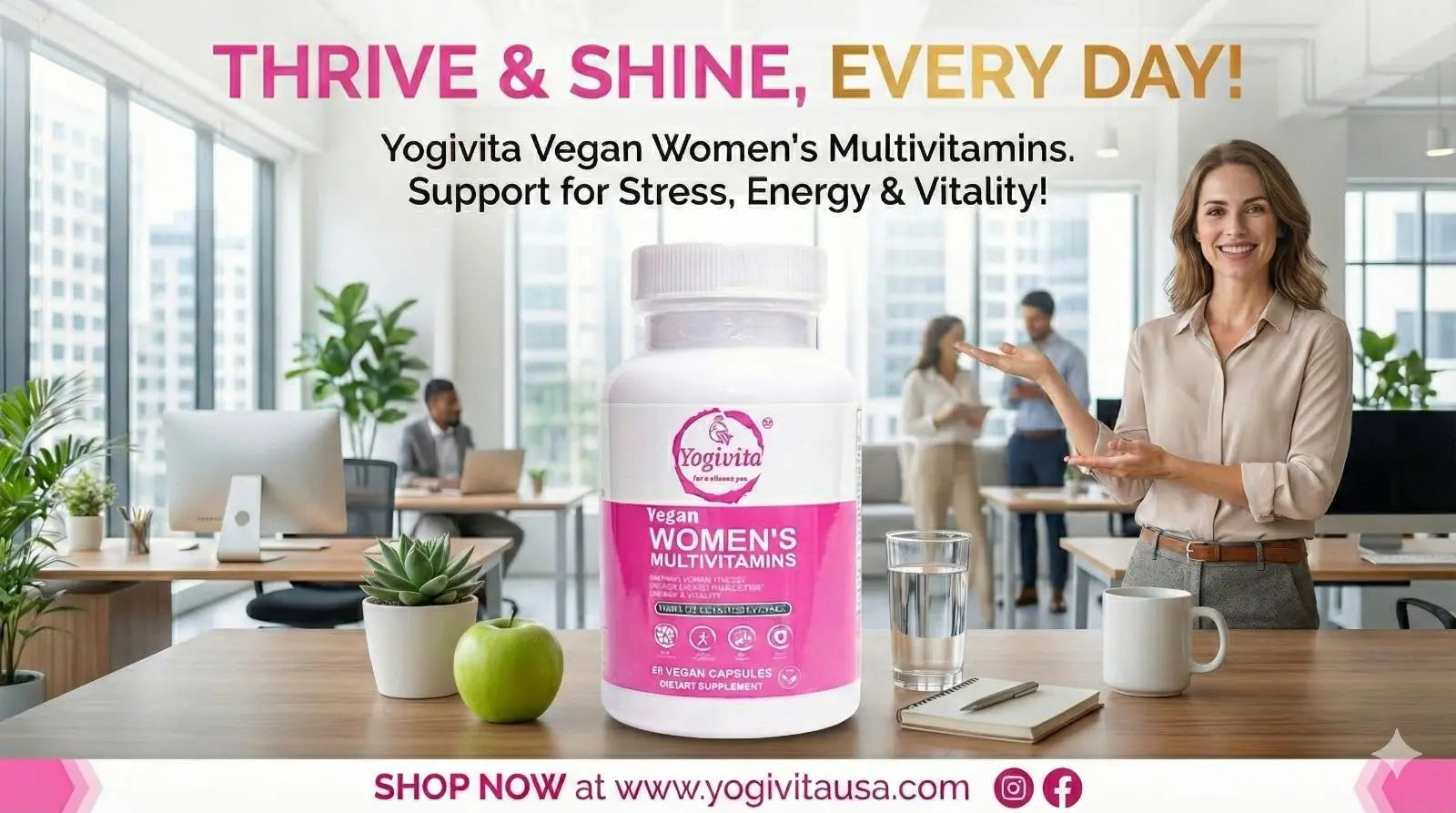 Yogivita Women’s Multivitamin – Wellness, Energy & Immune Support – Vegan, Gluten-Free, 60 Capsules Yogivita uk supplements
