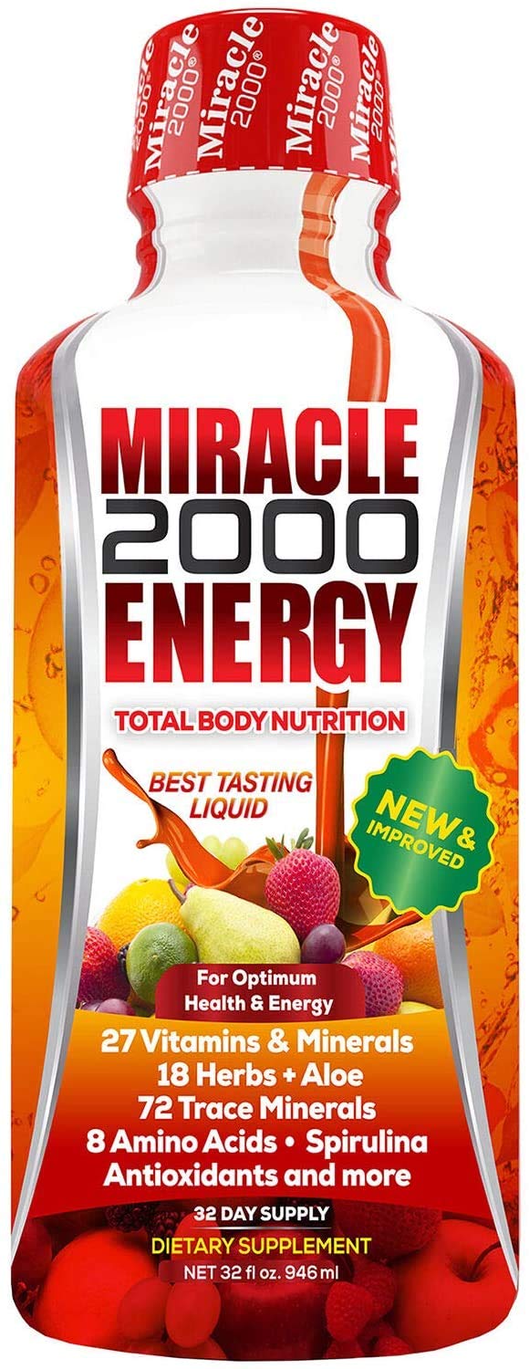 Century Systems - Miracle 2000, Complete Liquid Multivitamin and Mineral Supplement with Amino Acids and Antioxidants, 32 Ounces Century Systems uk supplements