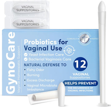 Vaginal Probiotics for Women | Boric Acid For Women | pH Balance for Women | Yeast Infection Care | Natural Defense Against Fishy Odor, Burning and Excess Discharge | 12 Vaginal Suppositories Terramed Just Think Comfort uk supplements