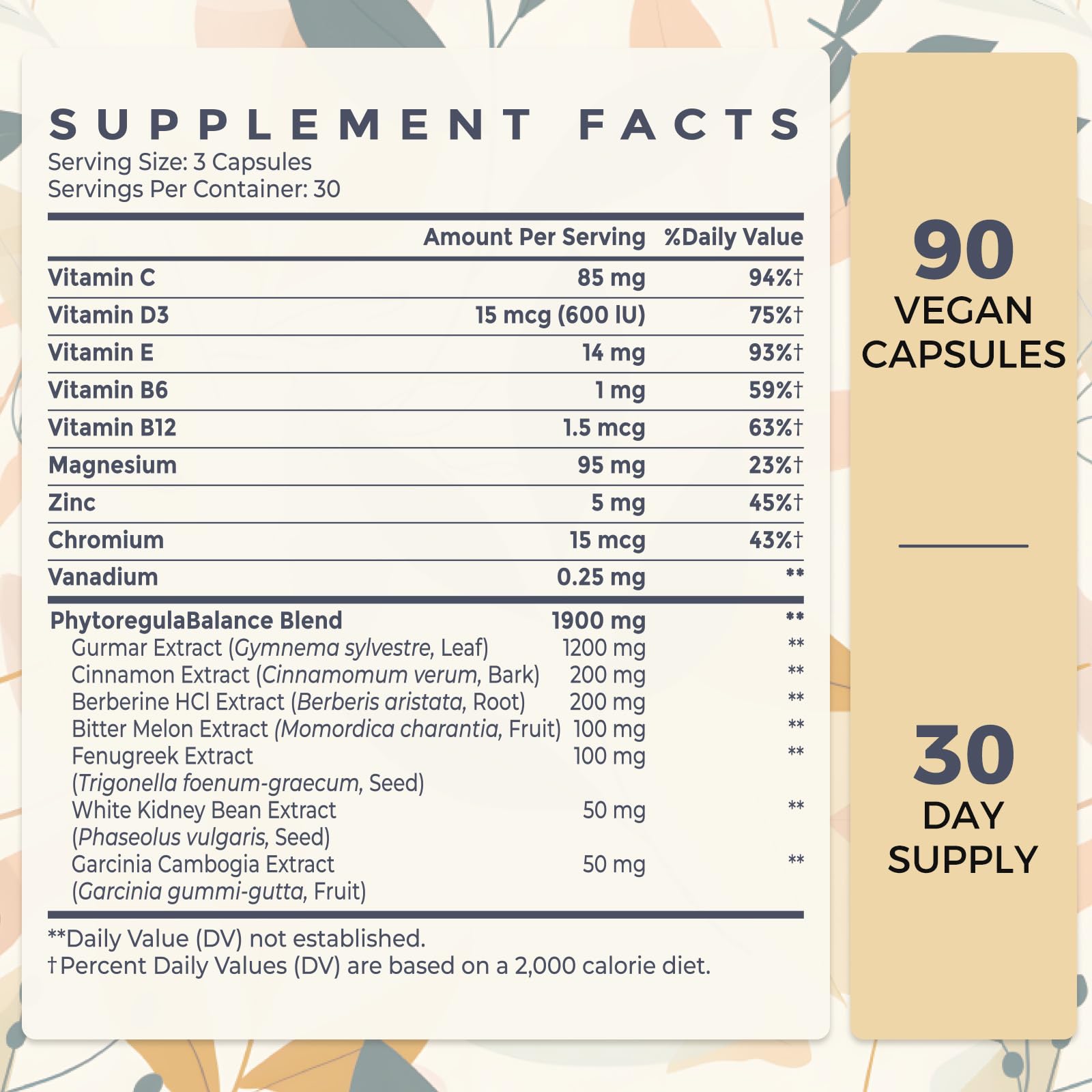 Sundhedsliv 16 in 1 Blxxd Sugr Effective Gymnema Sylvestre Supplement 2100MG | with Berberine, Cinnamon, Bitter Melon | Vitamins, Magnesium & Chromium | 90 Vegan Capsules Sundhedsliv uk supplements