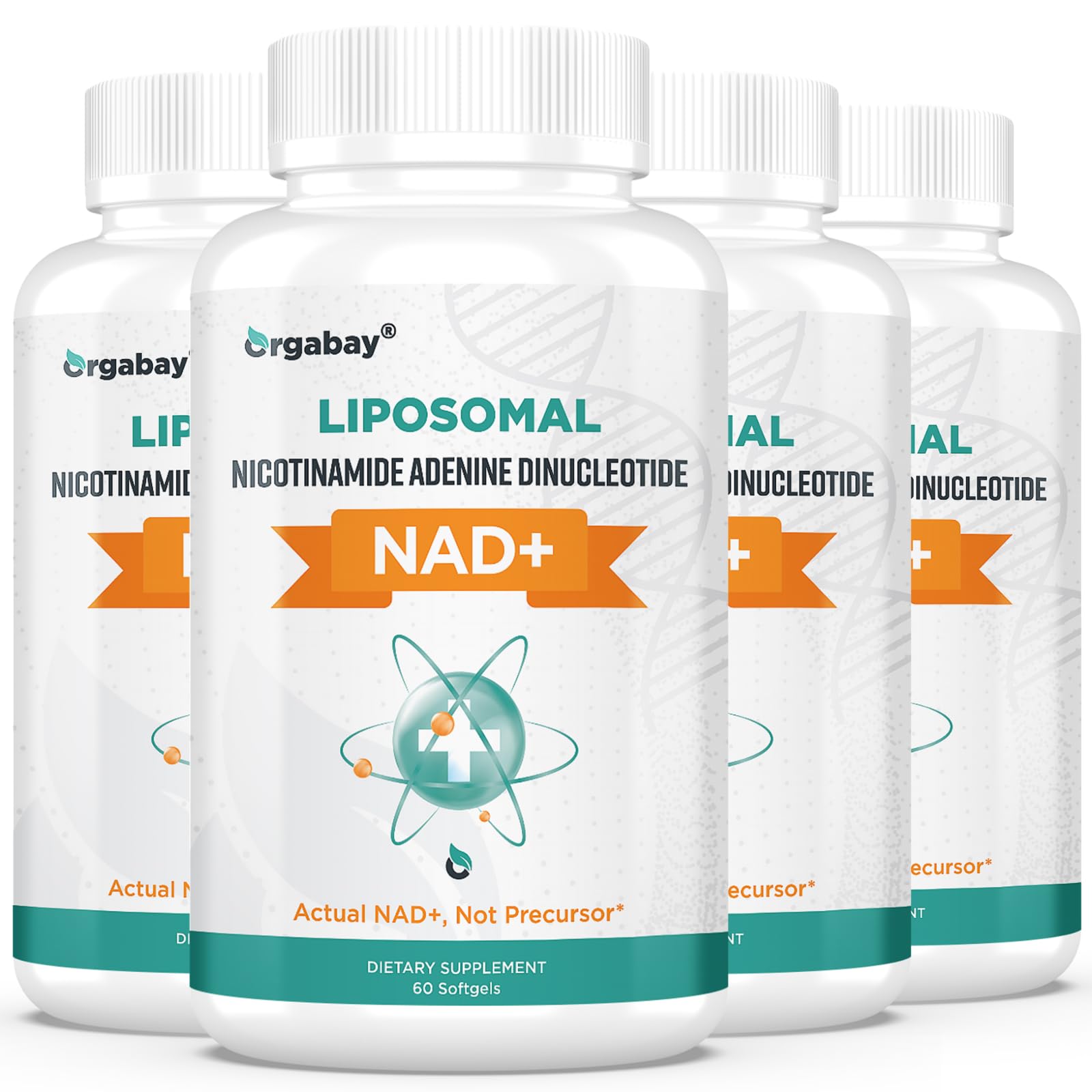 Orgabay Liposomal NAD+ Supplement 500 mg, High Absorption, Boost NAD+ with TMG 250 mg, Actual NAD Plus More Efficient Than Nicotinamide Riboside, Support Cellular Energy, Healthy Aging | 240 Softgels Orgabay uk supplements
