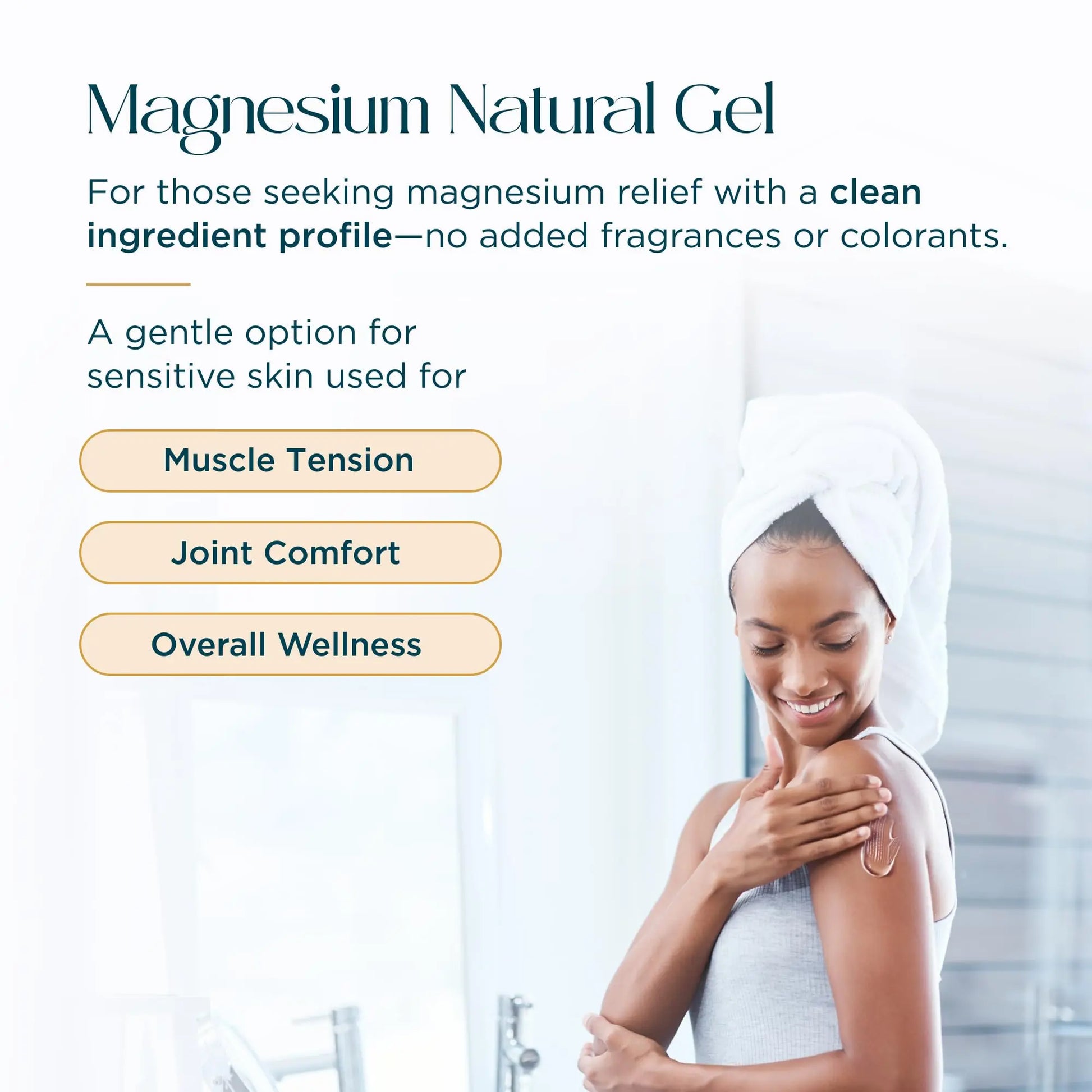 Abundant Natural Health MAG I.C. Magnesium Gel with Cucumber Stem Cells - Fast Muscle Relief, Soothing, Stingless, Safe for Sensitive Skin, Fragrance-Free, 200mL Abundant Natural Health uk supplements