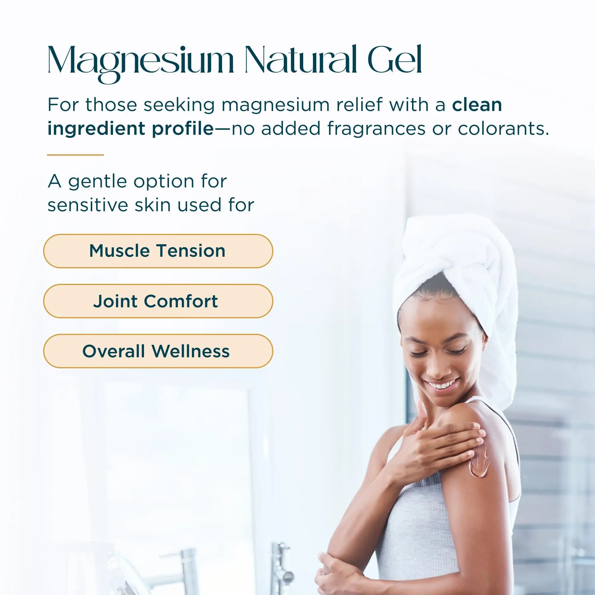 Abundant Natural Health MAG I.C. Magnesium Gel with Cucumber Stem Cells - Fast Muscle Relief, Soothing, Stingless, Safe for Sensitive Skin, Fragrance-Free, 200mL Abundant Natural Health uk supplements