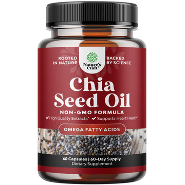 Chia Seed Oil Supplement for Weight Loss and Energy Natural Superfood Protein Metabolis Natures Craft uk supplements