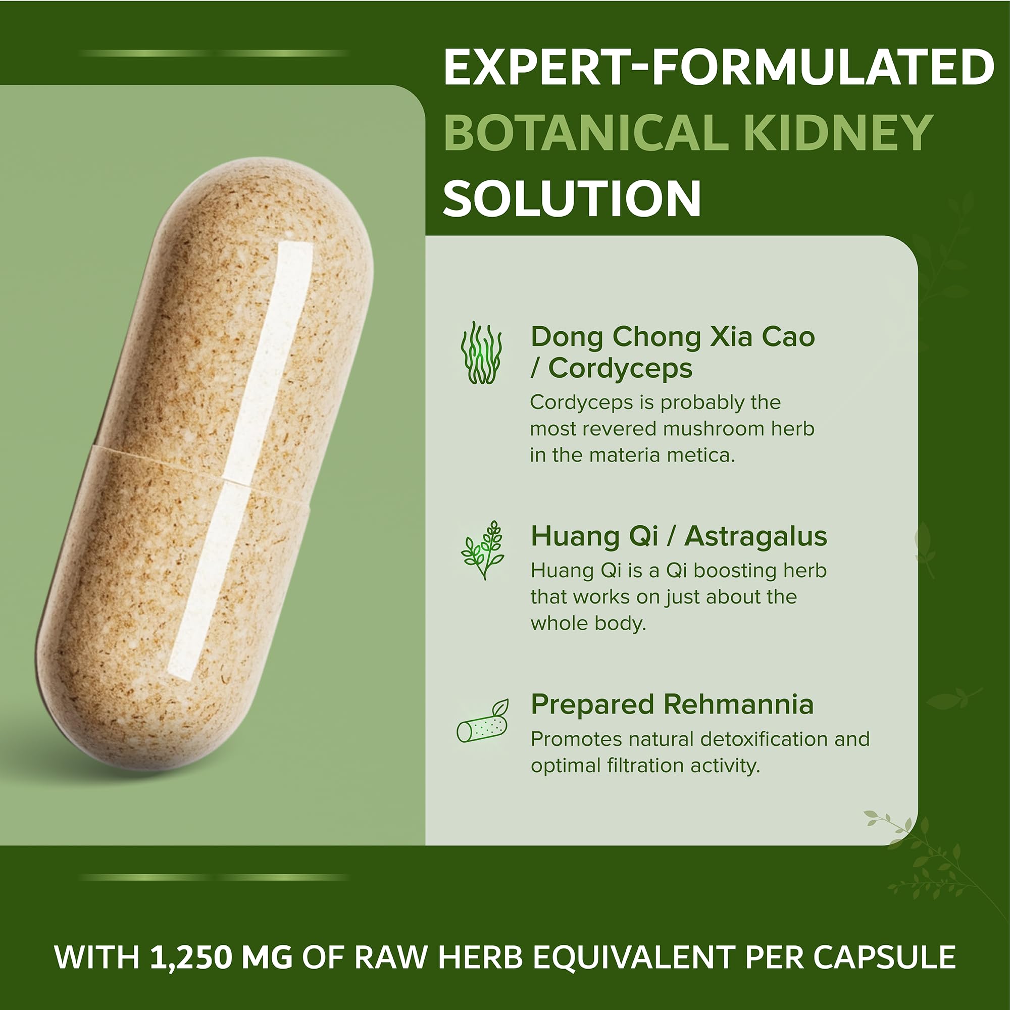 Dimmak Herbs Kidney Sure- Kidney Cleanse & Revitilization Tonic- Organic Herbal Support for Renal Health, Urinary Tract Flow & Vitality- TCM Doctor Formulated, Vegan- 400mg 100 Capsules Dimmak Herbs uk supplements