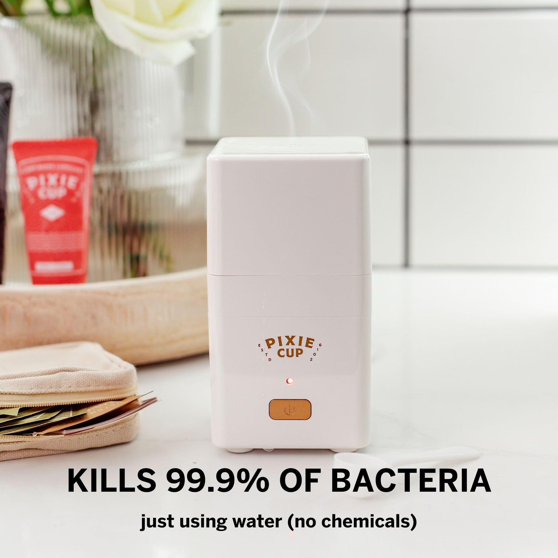 Pixie Menstrual Cup Steamer Sterilizer with A Small Period Cup - Ranked 1 for Most Comfortable Reusable Pixie Cup uk supplements