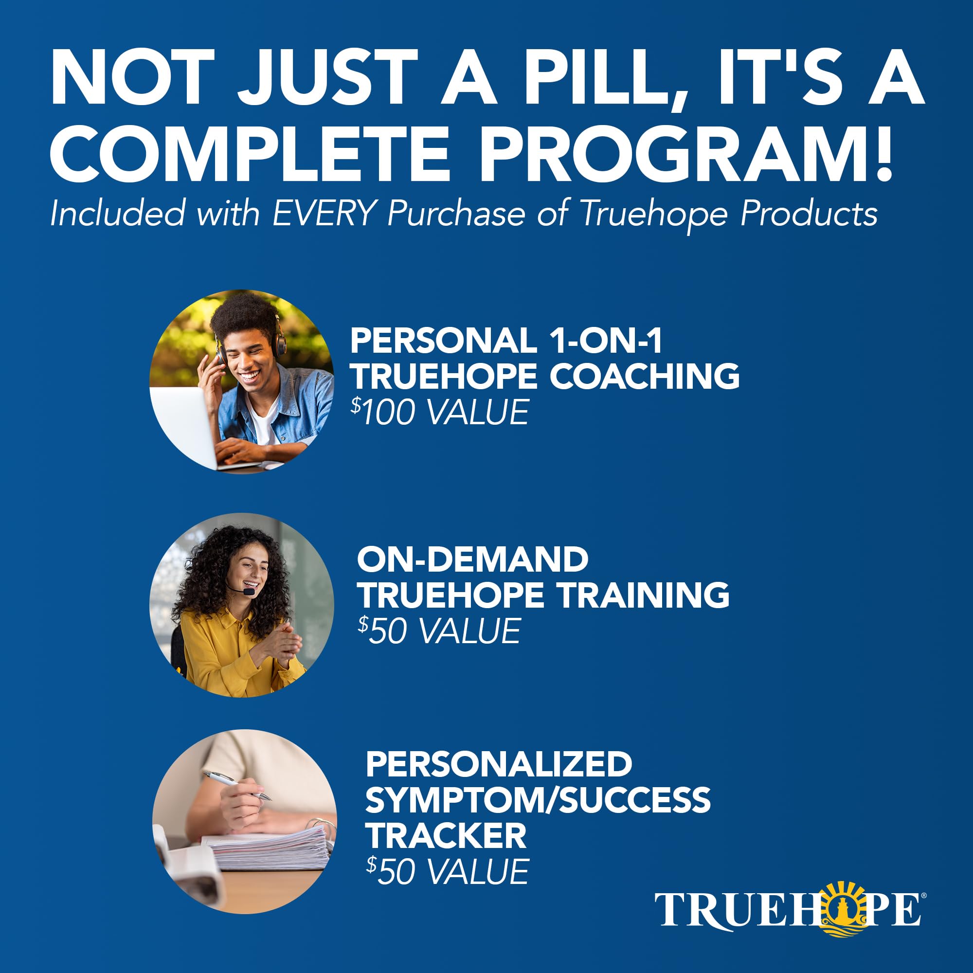 Truehope EMPowerplus Advanced Multivitamin for Women & Men - Broad-Spectrum Multivitamins & Chelated Minerals | 1000% Better Absorption | 37 Research Studies & 28 Years of Success | 30 Day Supply Truehope uk supplements