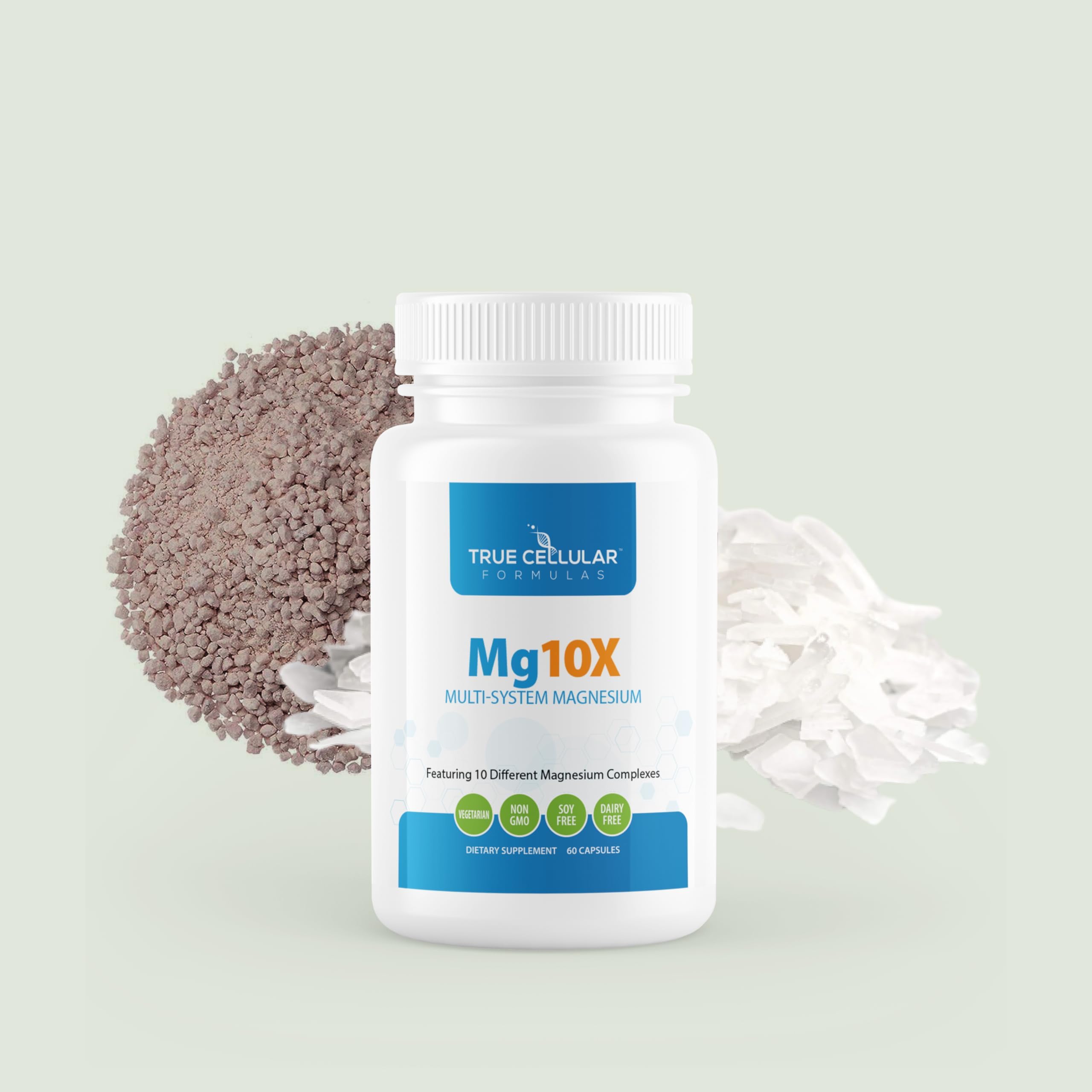 True Cellular Formulas Mg10X Multi-System Magnesium | Supplement to Support Sleep - 60 Capsules | Enhanced Sleep, Immune System & Metabolic Support | Includes Magnesium Glycinate, Citrate and More True Cellular Formulas uk supplements