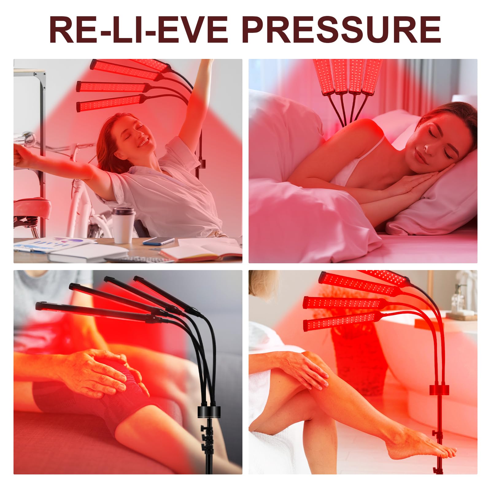 Red Light Therapy for Body with Tripod, 180LEDs Upgrated 3-in-1 Chip Infrared Light Therapy Device Shomterade uk supplements