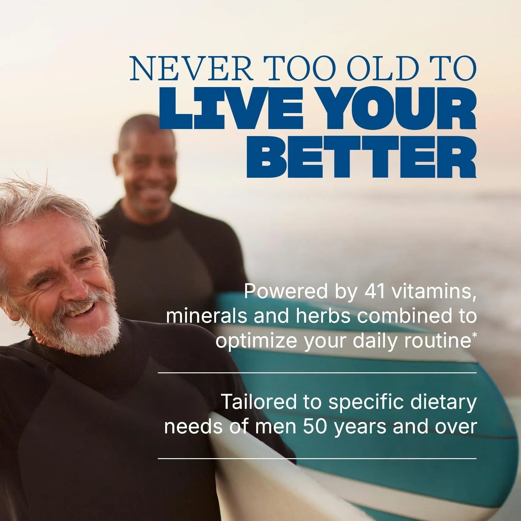 Swisse Daily Multivitamin for Men 50 and Over | 39 Vitamins, Antioxidants and Minerals + Adaptogens | Energy & Immune Support | Swisse uk supplements