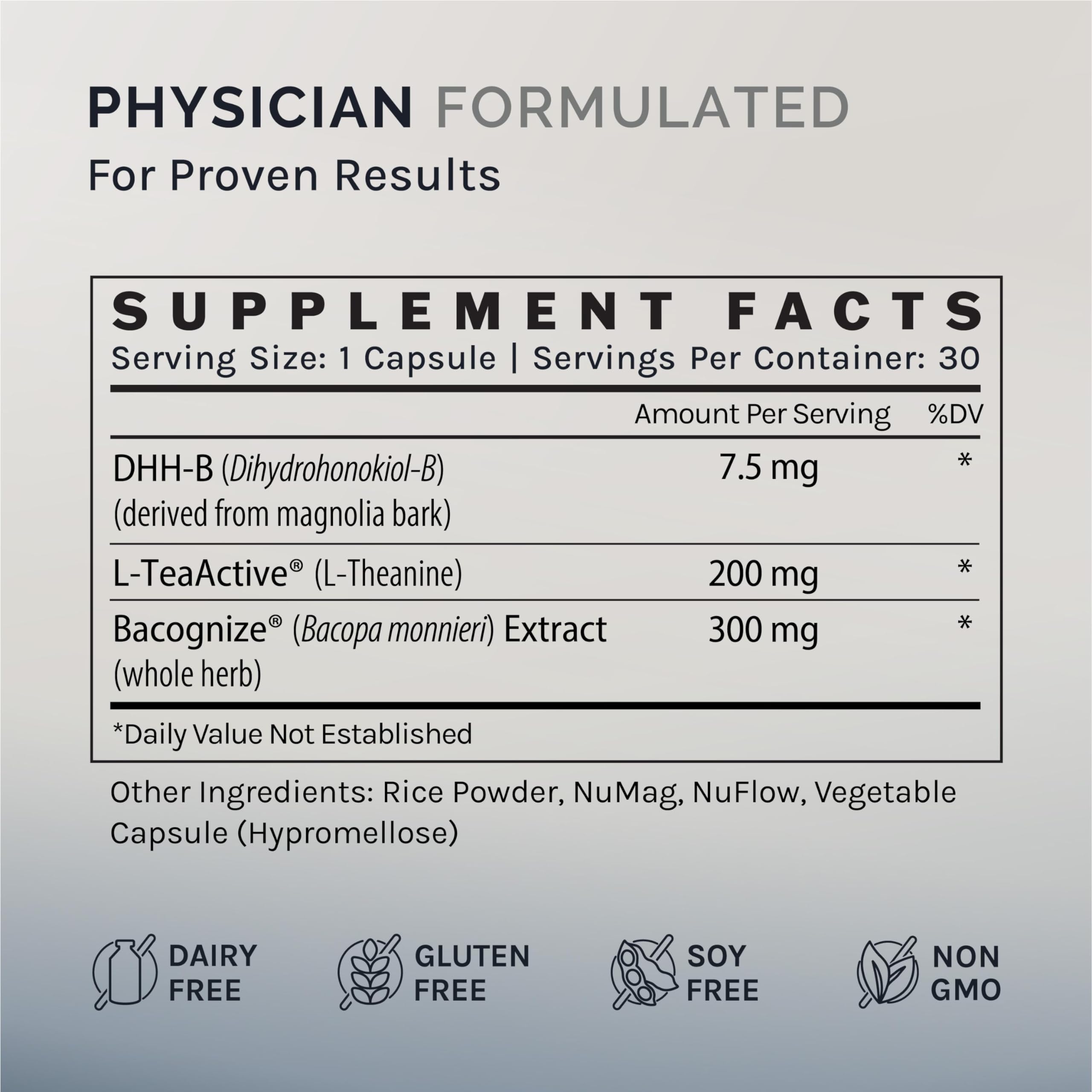 InfiniWell Calm - Mood & Cognitive Support Supplement for Adults with L-Theanine, Bacopa monnieri & DHH-B - Supports Relaxation, Focus & Mental Clarity (30 Capsules) InfiniWell uk supplements