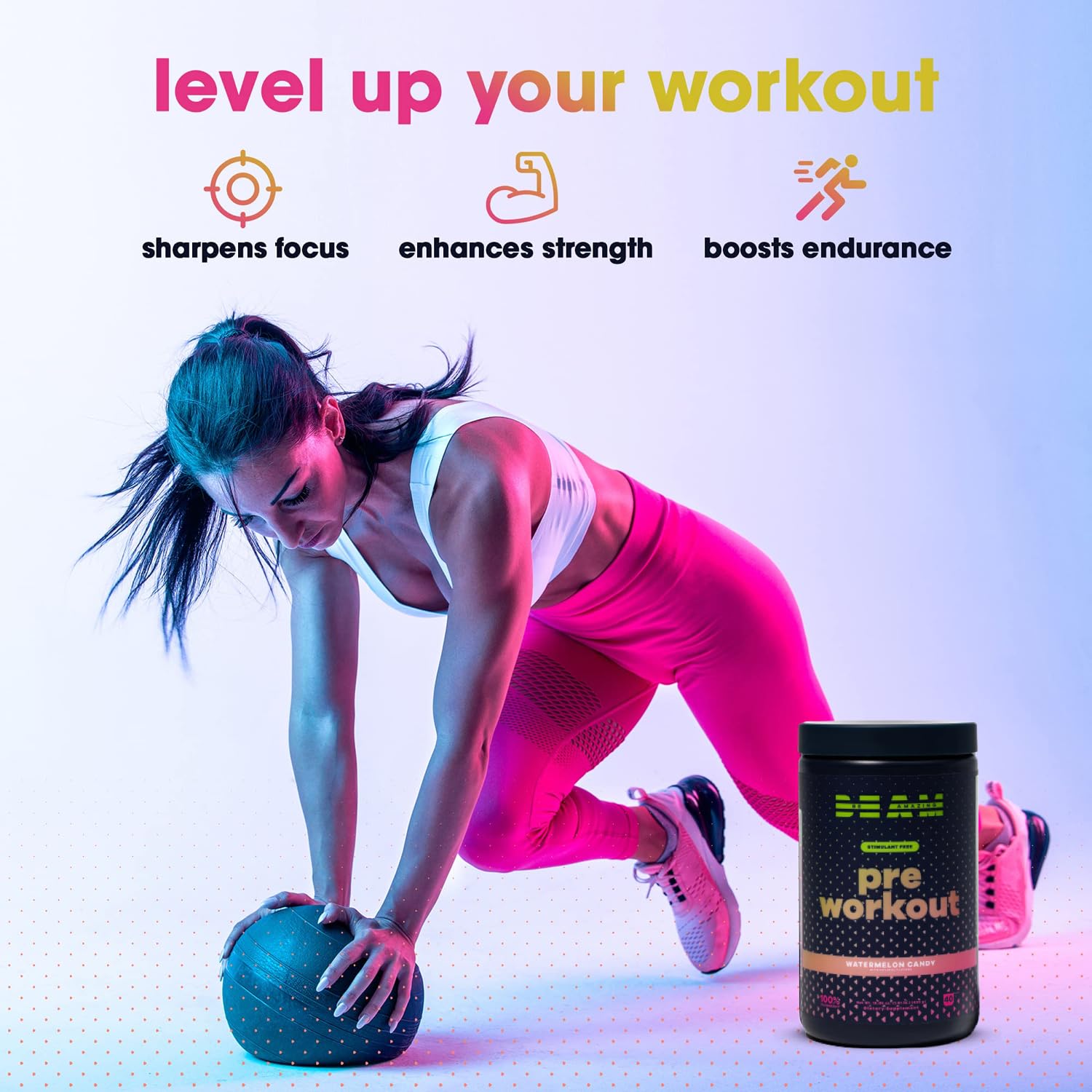 BEAM Be Amazing Vegan Stim Free Pre-Workout Powder | Energy Booster Powdered Drink BEAM uk supplements