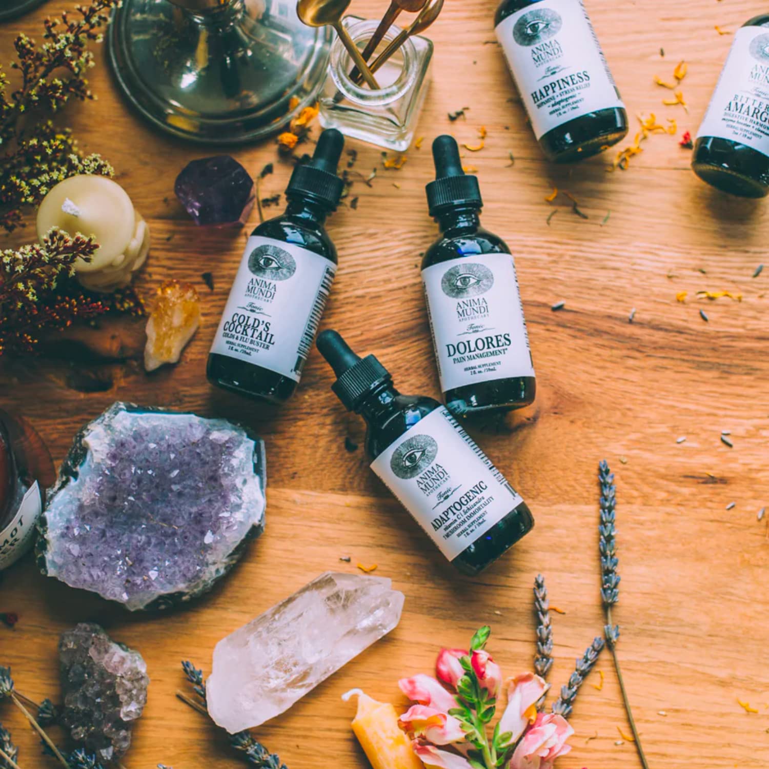 Anima Mundi Apothecary Dolores Tonic - Herbal Pain Management Supplement - Liquid Drops for Pain Management Support (2oz / 59ml) Anima Mundi Apothecary uk supplements