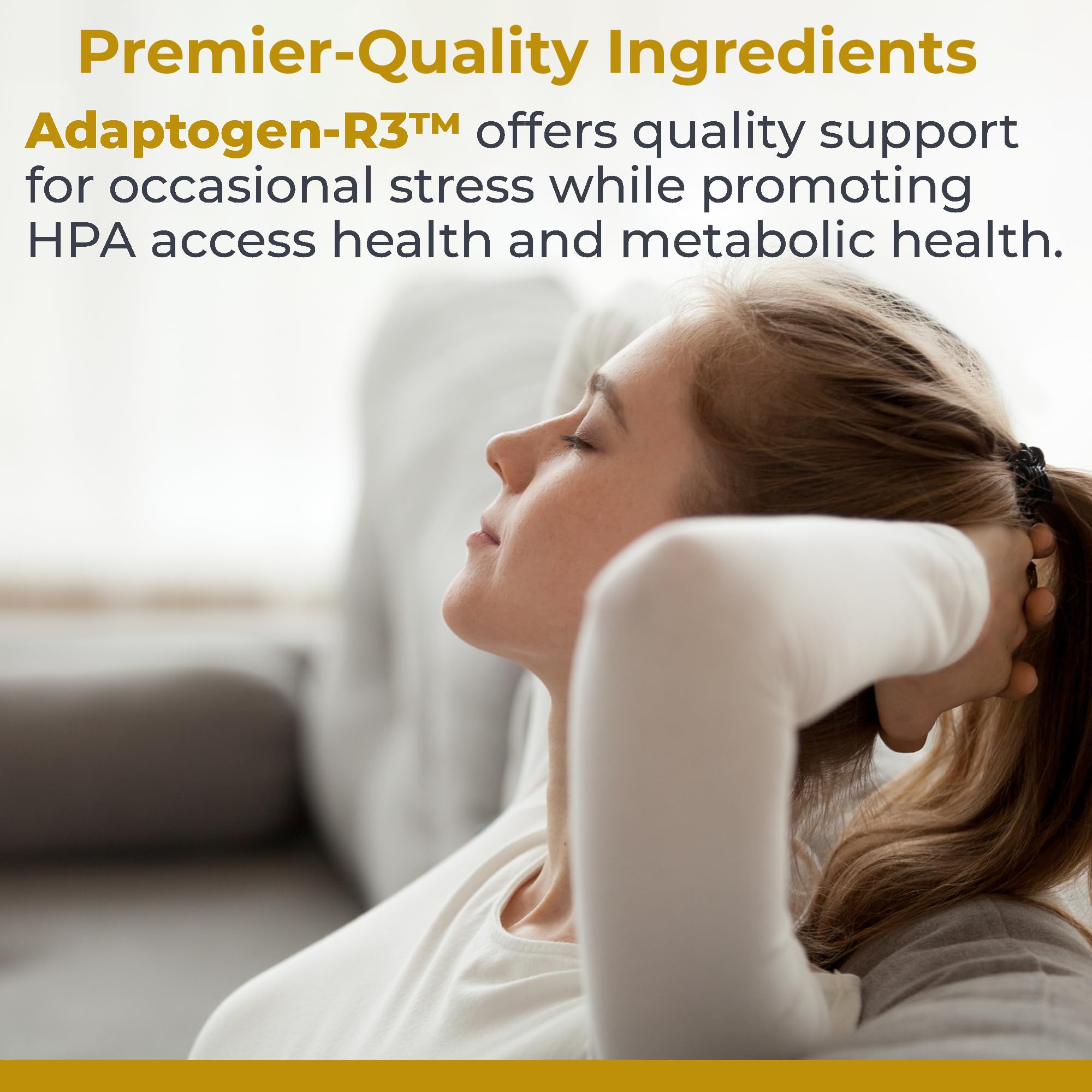 Premier Research Labs Adaptogen-R3 Supplement - Rhodiola Rosea Supplement with Maca Root, Adaptogen Complex for Stress, Heart & Metabolic Health - 90 Vegetarian Capsules Premier Research Labs uk supplements