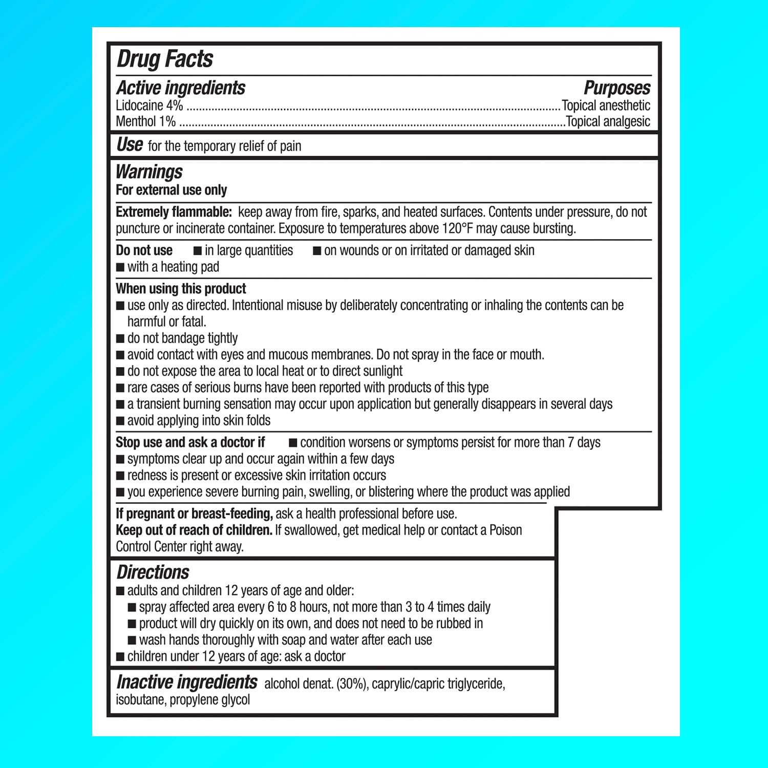 Icy Hot Lidocaine Pain Relief Dry Spray, Numb Aggravated Nerves with Max Strength Lidocaine 4% and Menthol 1%, Fast-Acting Pain Relief for Minor Pain, Backaches, Sprains and Strains, 4 oz Icy Hot uk supplements