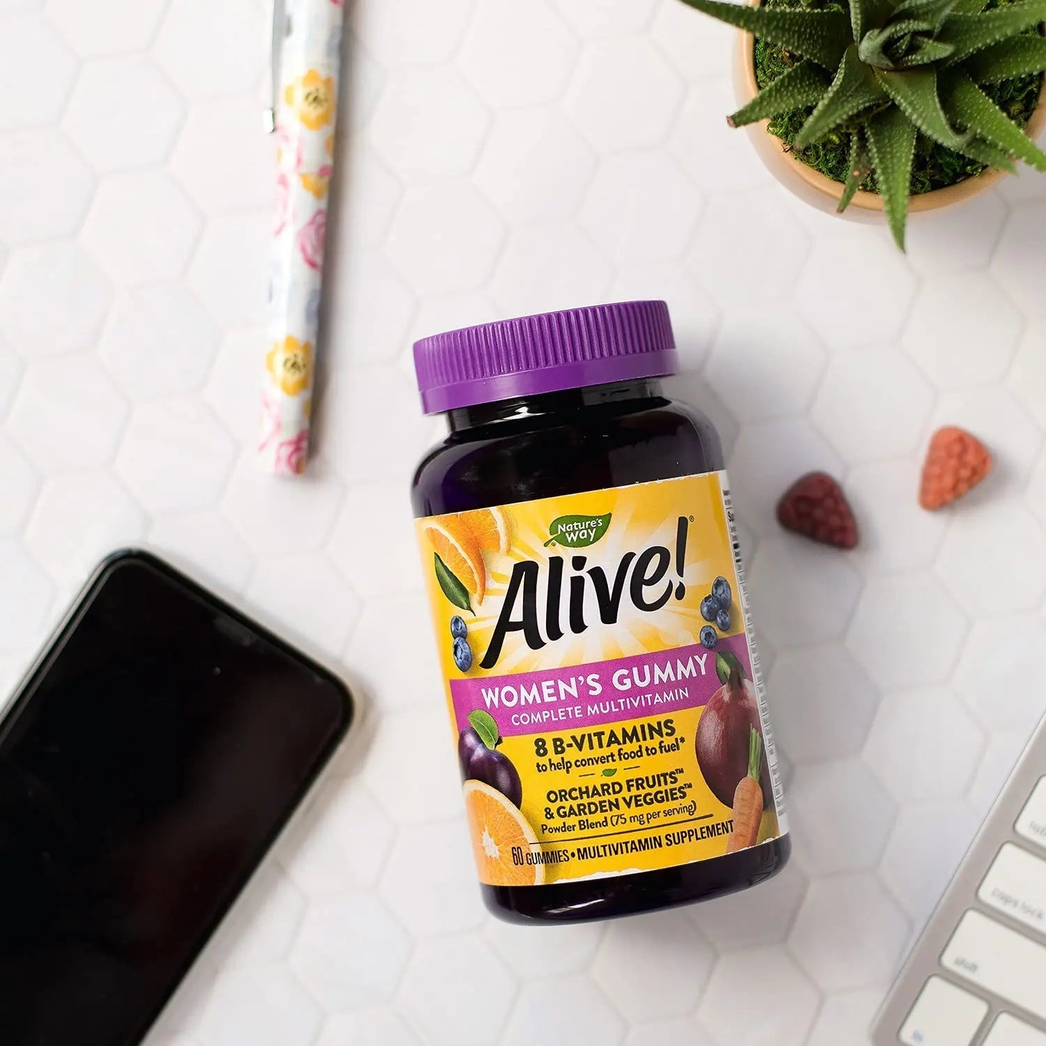 Nature's Way Alive! Women’s Gummy Multivitamin, 16 Vitamins & Minerals, Energy Metabolism*, Hair Skin & Nails Nature's Way uk supplements