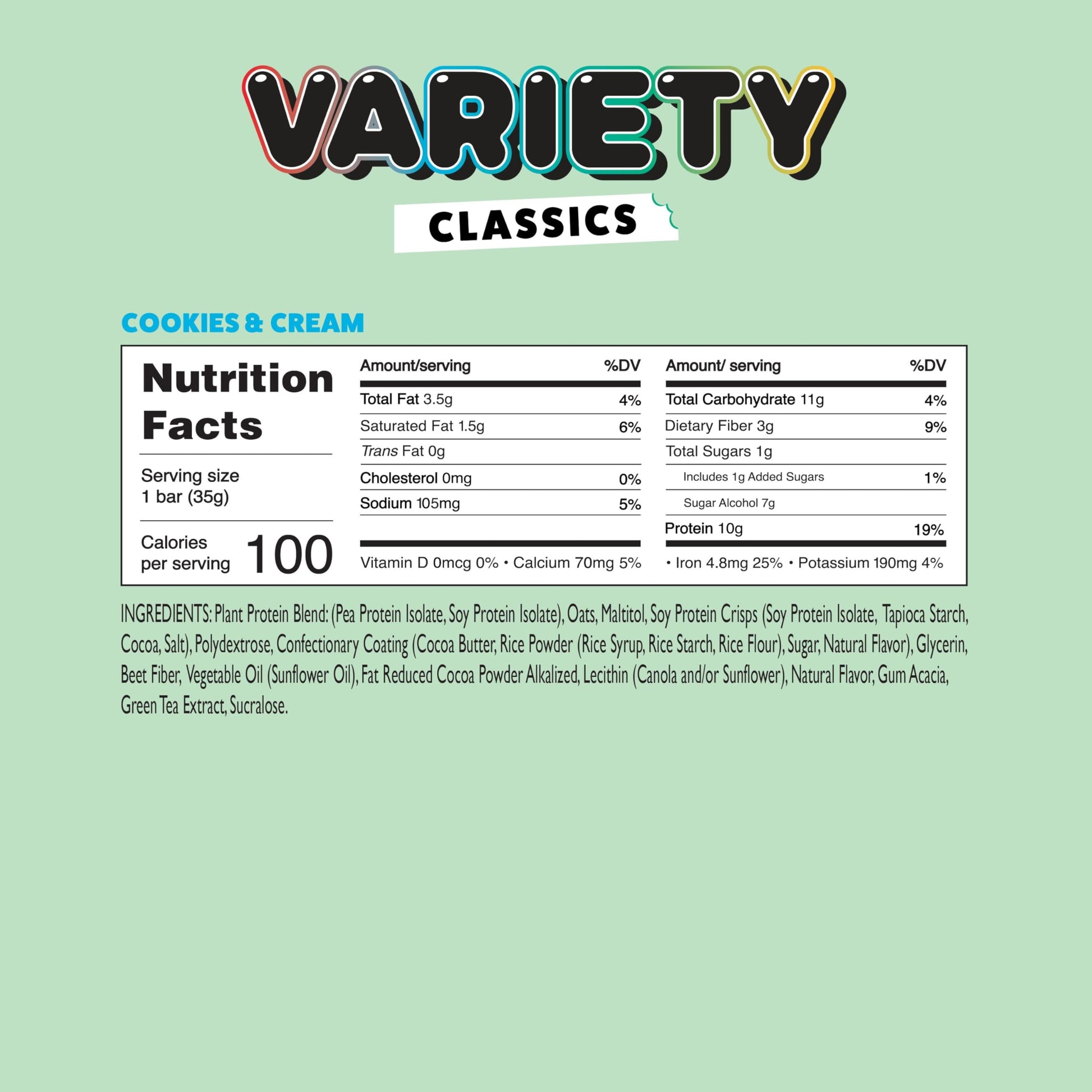 YuBi Bars - Protein Bars - 12 Bar Variety Pack - 100 Calories, 10g of Protein, Low Sugar, Low Carb, Palm Oil Free/Non-GMO, Gluten Free, Dairy Free, Healthy Snack, Non-GMO - 14.8oz (12 Pack, Variety Box) Yubi Bar uk supplements