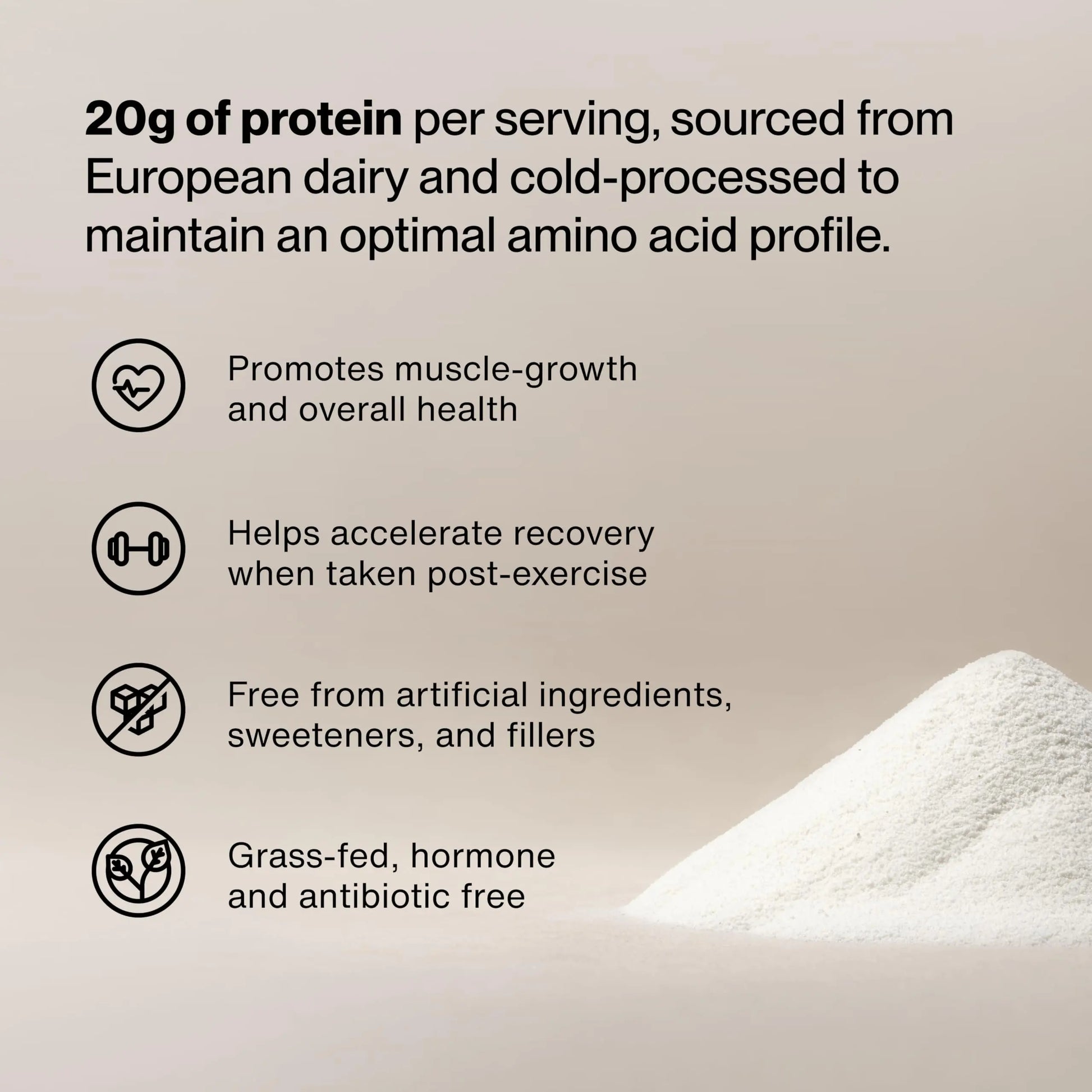 Momentous Essential Grass-Fed Whey Protein Powder - 20 g Whey Isolate Protein - NSF Certified for Sport - Gluten-Free - 25 Servings for Essential Everyday Use - Unflavored - Package May Vary Momentous uk supplements