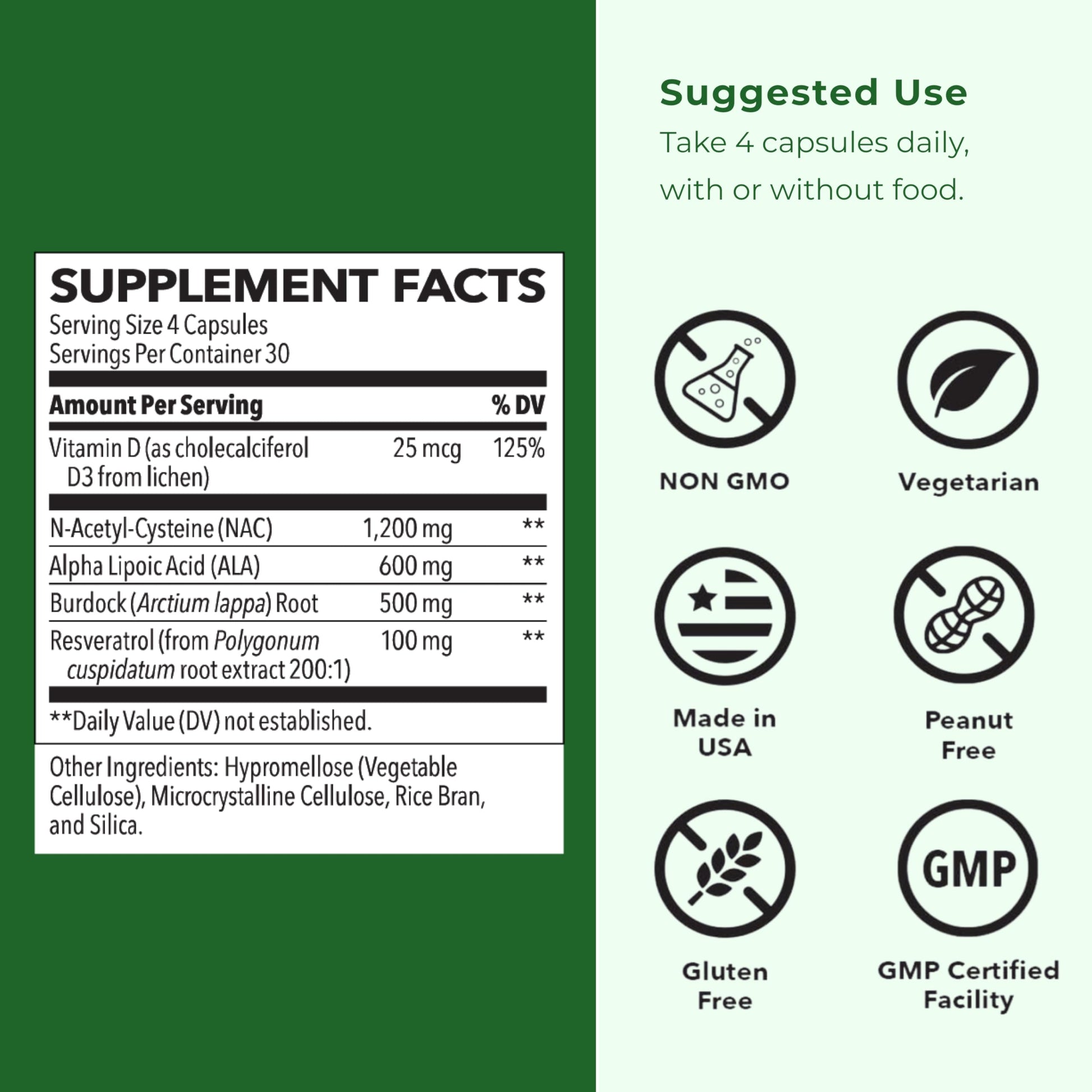 LifeSeasons Kidney Support Supplement – Cellular Protection with NAC, Alpha Lipoic Acid, Resveratrol, Burdock Root & Vitamin D3 – Supports Detox, Oxidative Stress & Renal Function – 120 Capsules LifeSeasons uk supplements