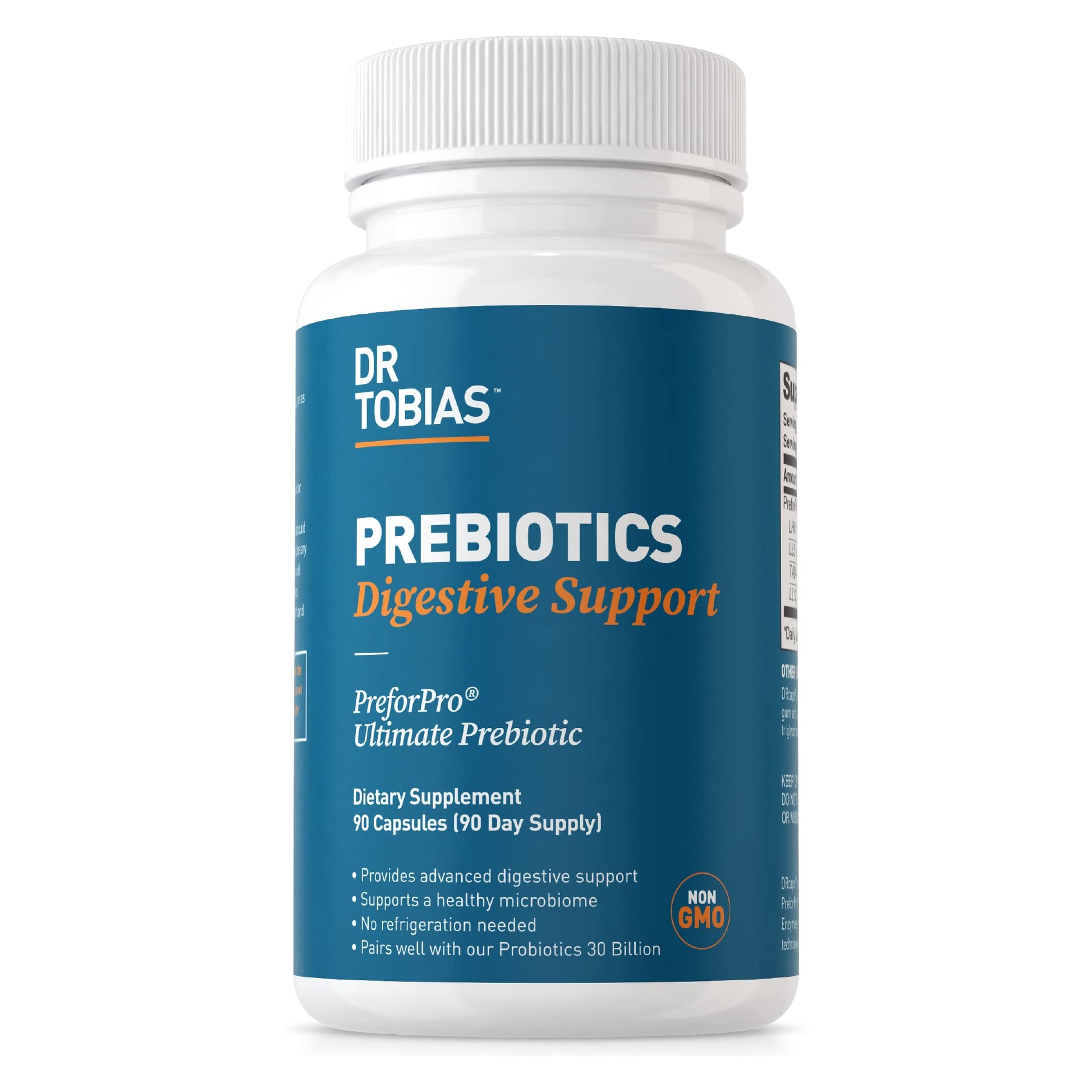 Dr. Tobias Prebiotics, Supports Digestion & Gut Health, Feed Good Probiotic Bacteria Dr. Tobias uk supplements