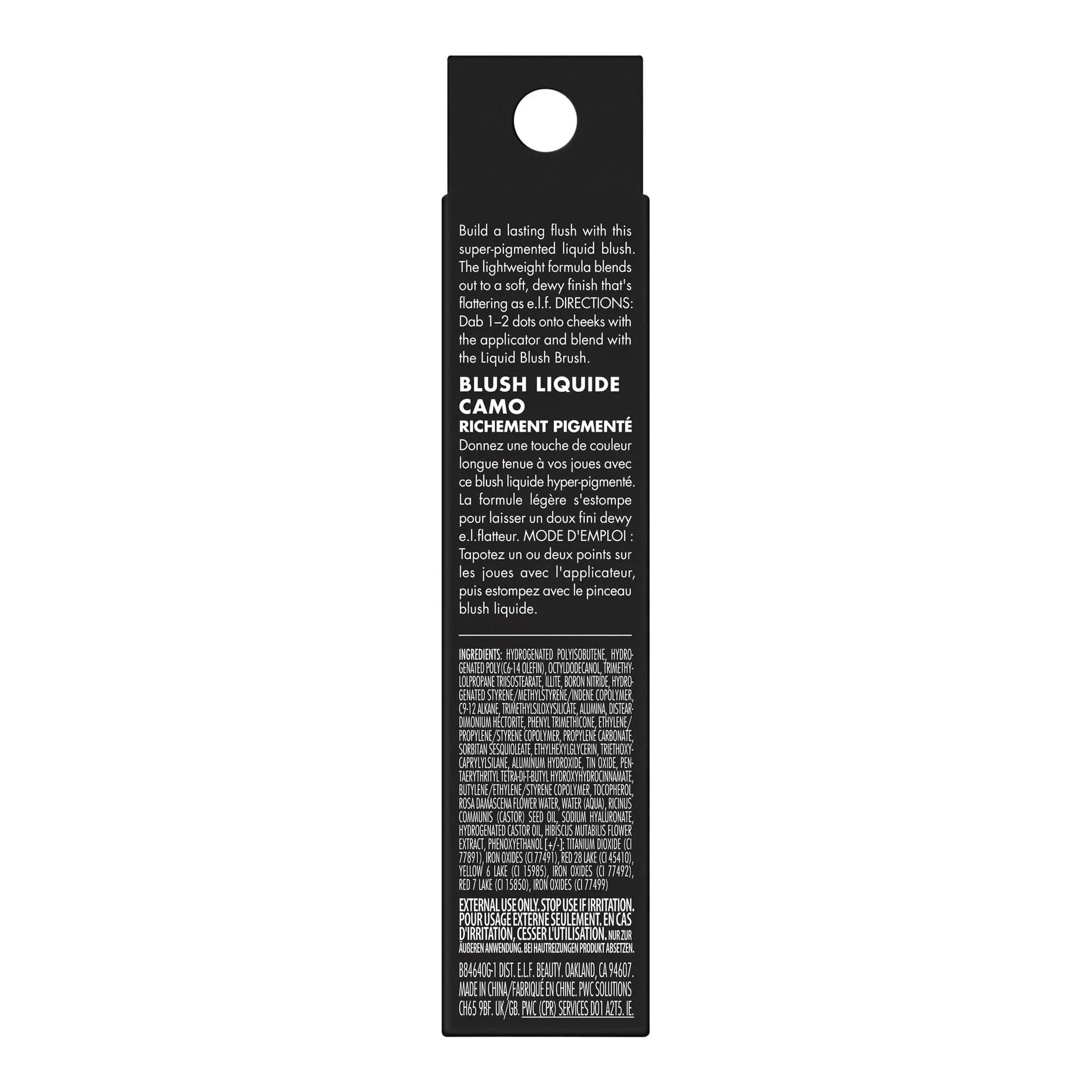 e.l.f. Camo Liquid Blush, Long-lasting Liquid Blush For High-pigment Color, Creates A Soft, Dewy Finish, Vegan & Cruelty-free, Cheeky Lychee e.l.f. uk supplements