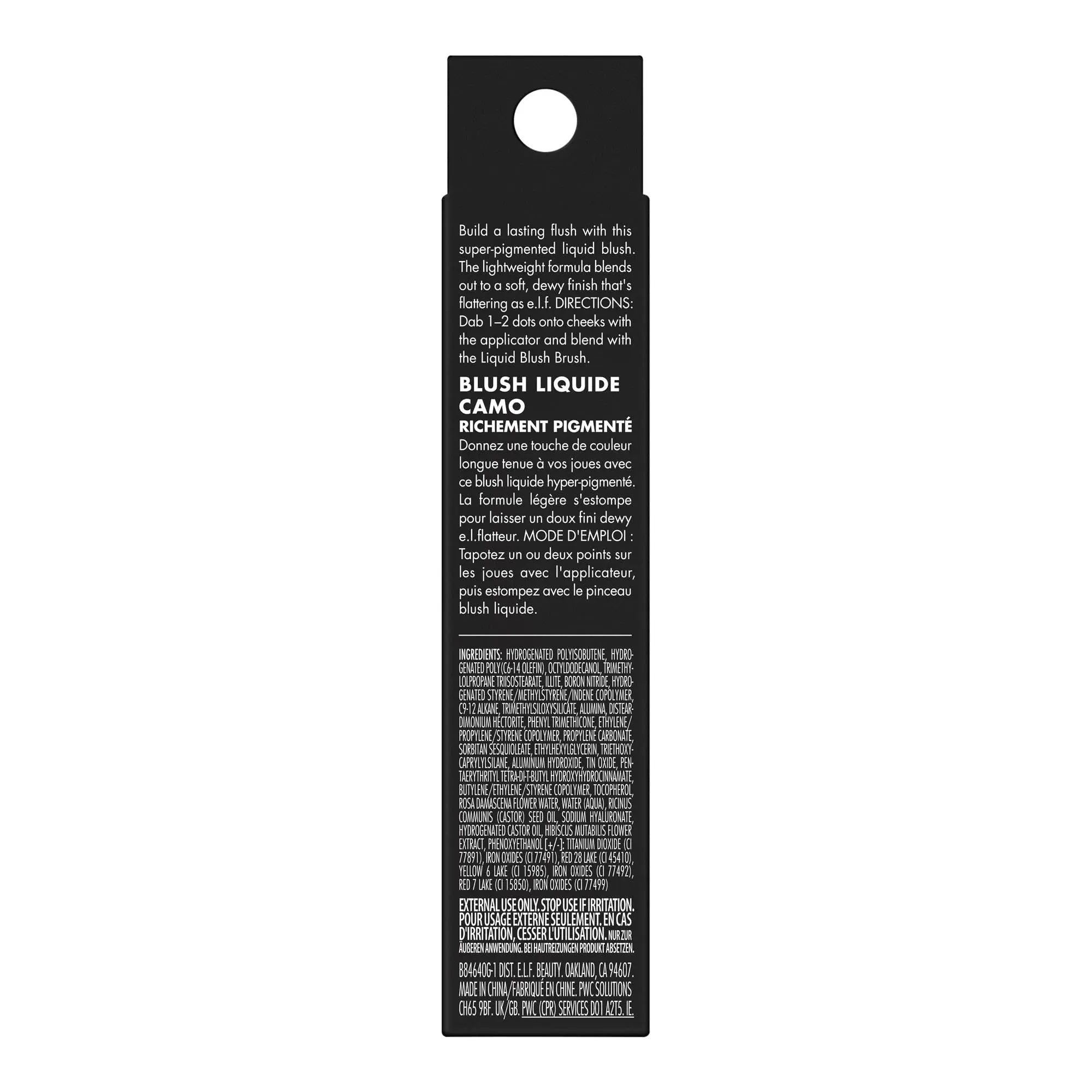 e.l.f. Camo Liquid Blush, Long-lasting Liquid Blush For High-pigment Color, Creates A Soft, Dewy Finish, Vegan & Cruelty-free, Cheeky Lychee e.l.f. uk supplements
