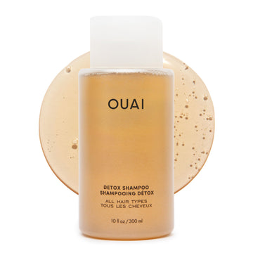 OUAI Detox Shampoo - Clarifying Shampoo for Build Up, Dirt, Oil, Product and Hard Water - Apple Cider Vinegar & Keratin for Clean, Refreshed Hair - Sulfate-Free Hair Care (10 oz) OUAI uk supplements