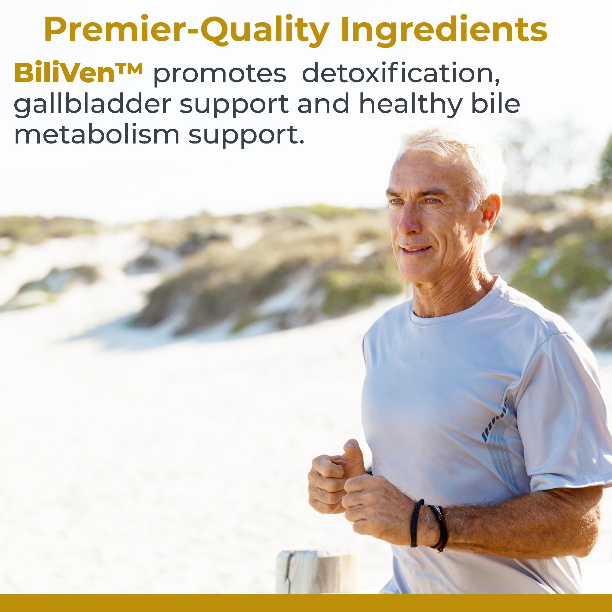 Premier Research Labs BiliVen -Gallbladder & Liver Cleanse Supplement, Gallbladder Support Pills with Artichoke Extract, Milk Thistle, Vitamin B6, Beet Root, Turmeric, Curcumin- 60 Vegetarian Capsules Premier Research Labs uk supplements