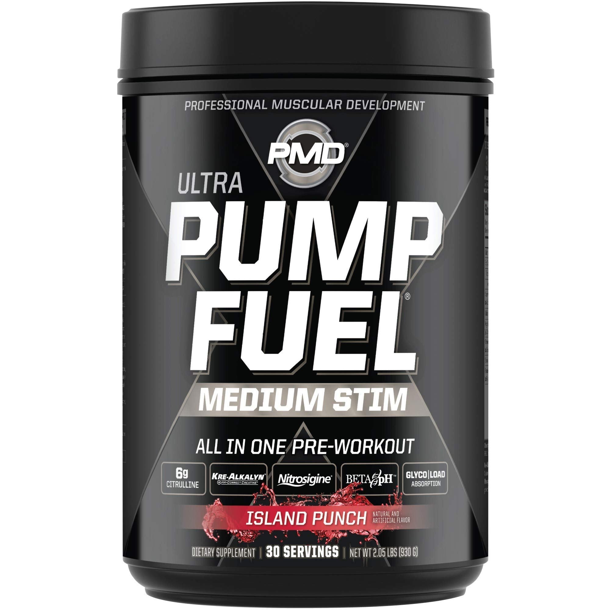 PMD Sports Ultra Pump Fuel - Pre Workout - Island Punch (30 Servings) Sports Omega PMD uk supplements
