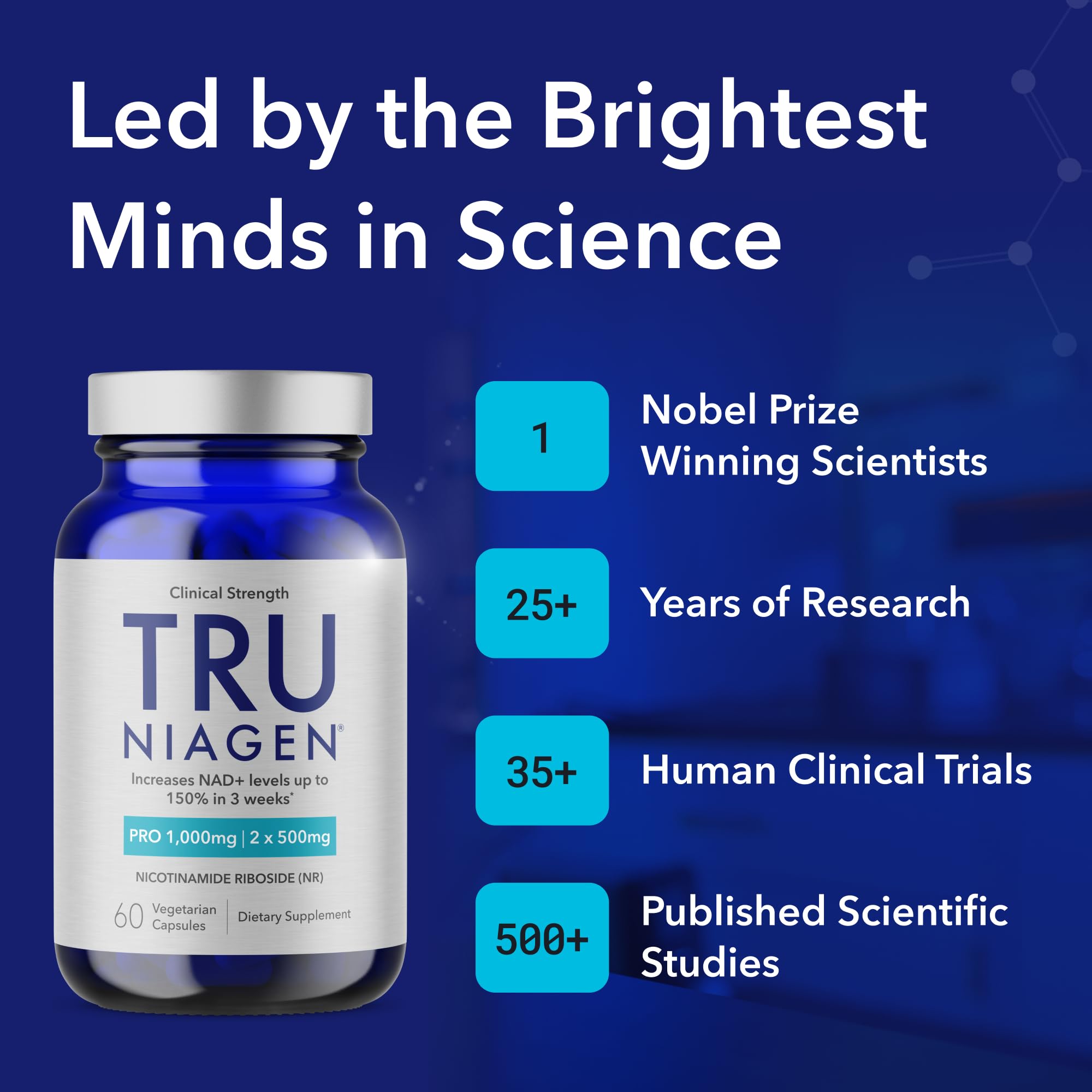 TRU NIAGEN 1,000mg + Beauty Bundle. A Full-Spectrum Bundle for Clinical-Strength Daily NAD+ Support and targeted Beauty Actives for Healthy Skin, Hair, and Nails at The Cellular Level. TRU NIAGEN uk supplements