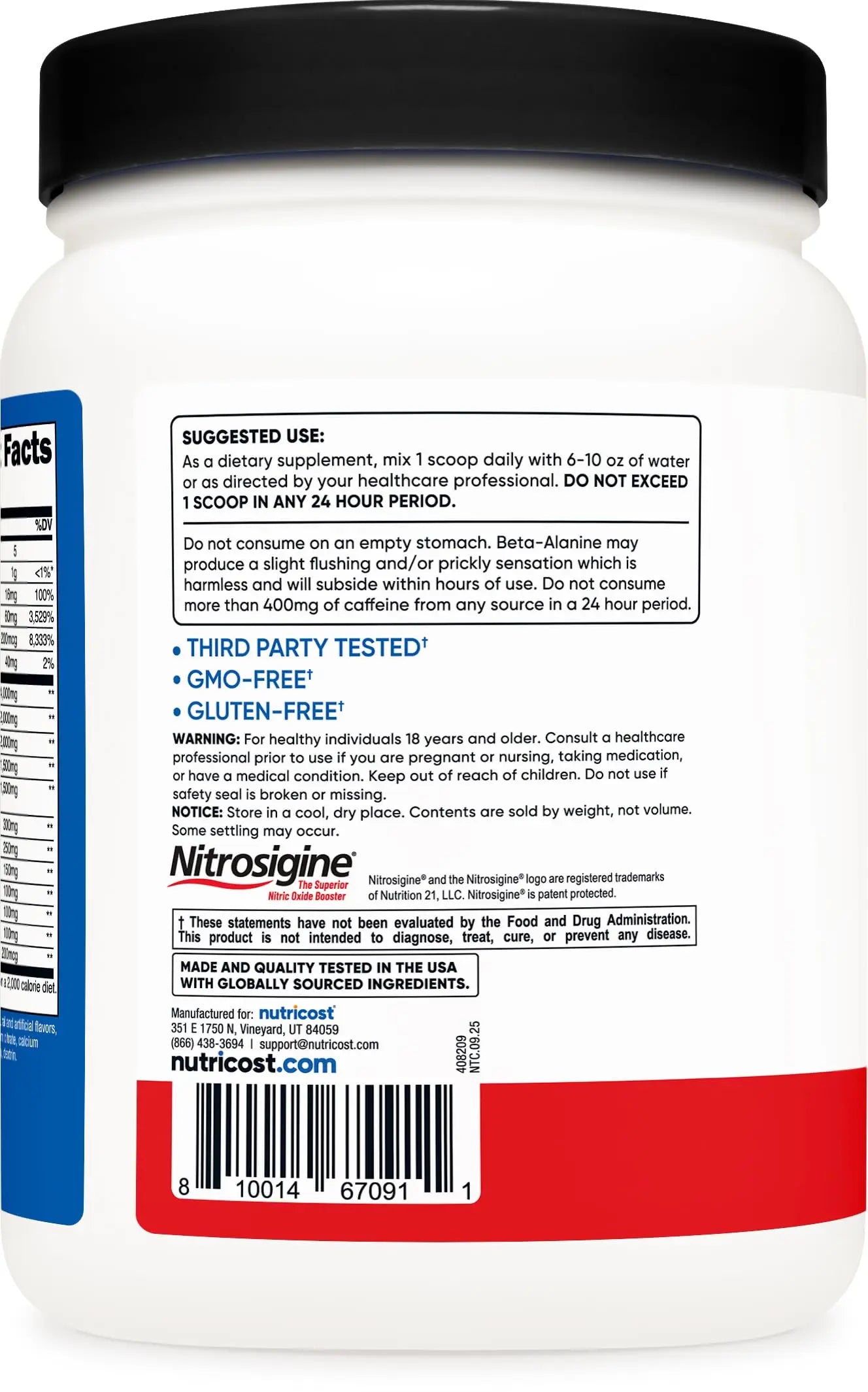 Nutricost Pre-X Xtreme Pre-Workout Complex Powder, Fruit Punch, 60 Servings, Vegetarian, Non-GMO and Gluten Free Nutricost uk supplements