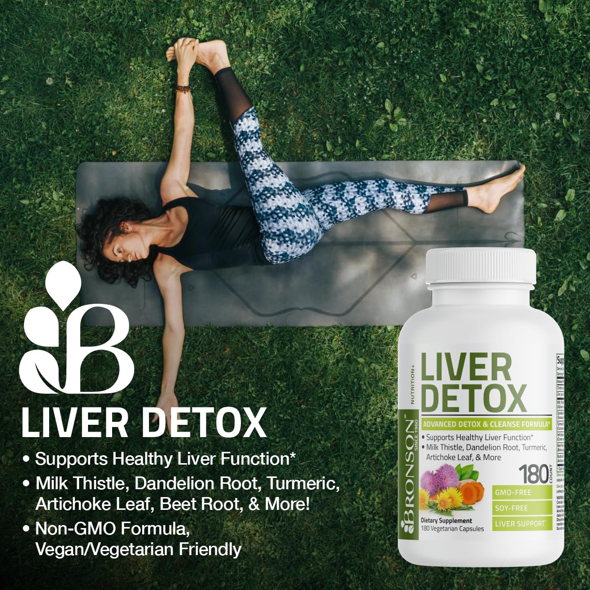 Bronson Liver Detox Advanced Detox & Cleansing Formula Supports Health Liver Function Bronson uk supplements
