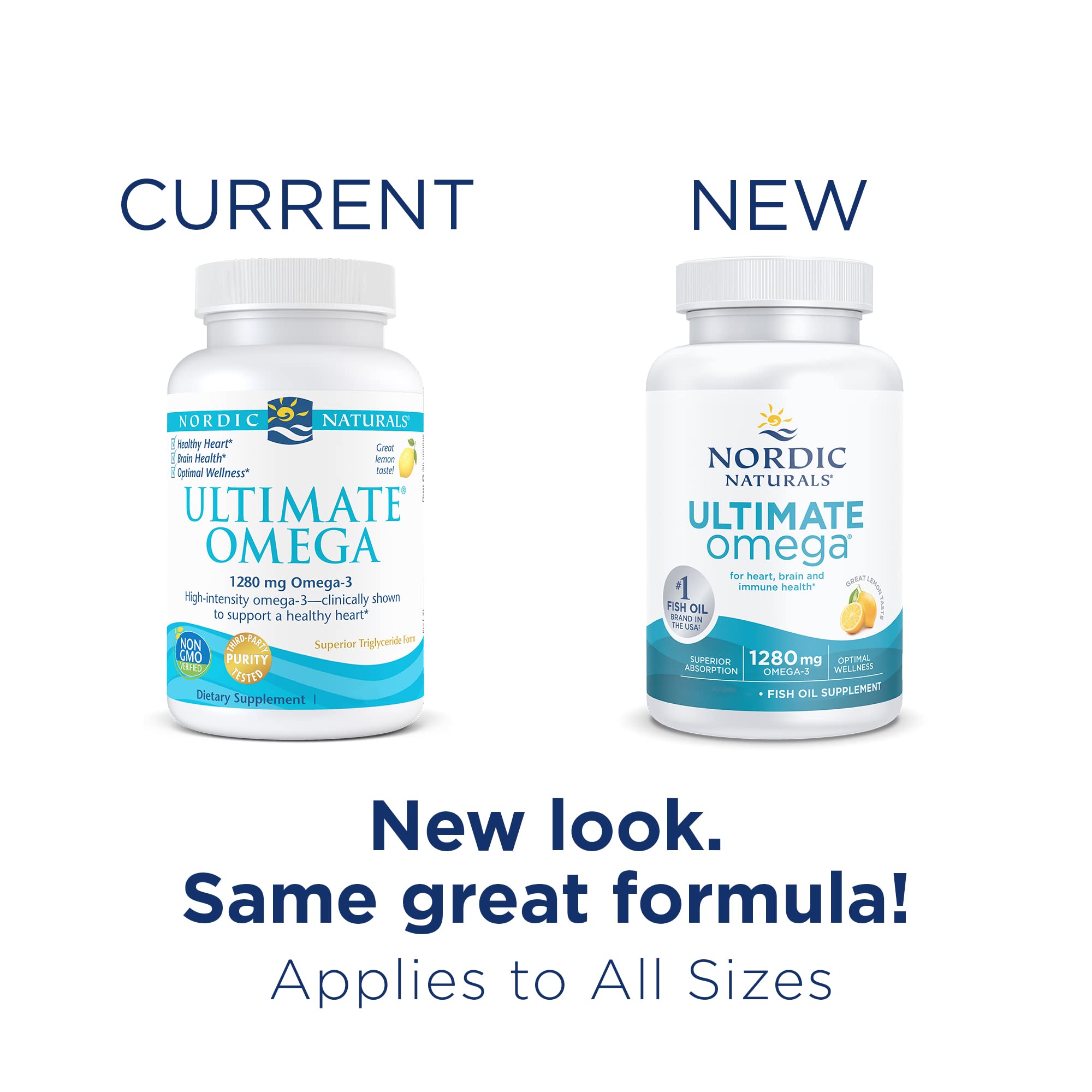 Nordic Naturals Ultimate Omega, Lemon Flavor - 210 Soft Gels - 1280 mg Omega-3 - High Nordic Naturals uk supplements