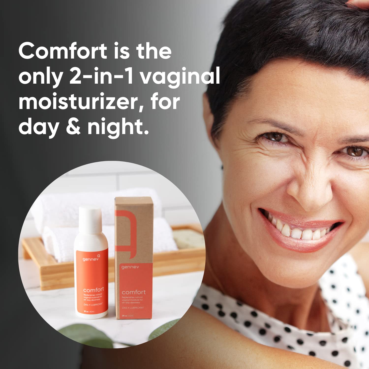 Gennev Intimate Water-Based Lubricant for Women - 2-in-1 Menopause Lubricant and Feminine genneve uk supplements