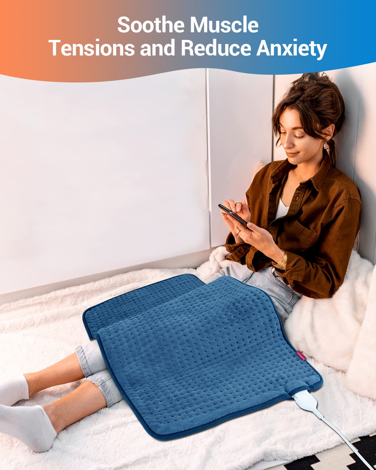 Comfytemp Heating Pad for Back Pain Relief - FSA HSA Eligible Extra Large Heating Pad XXL Comfytemp uk supplements