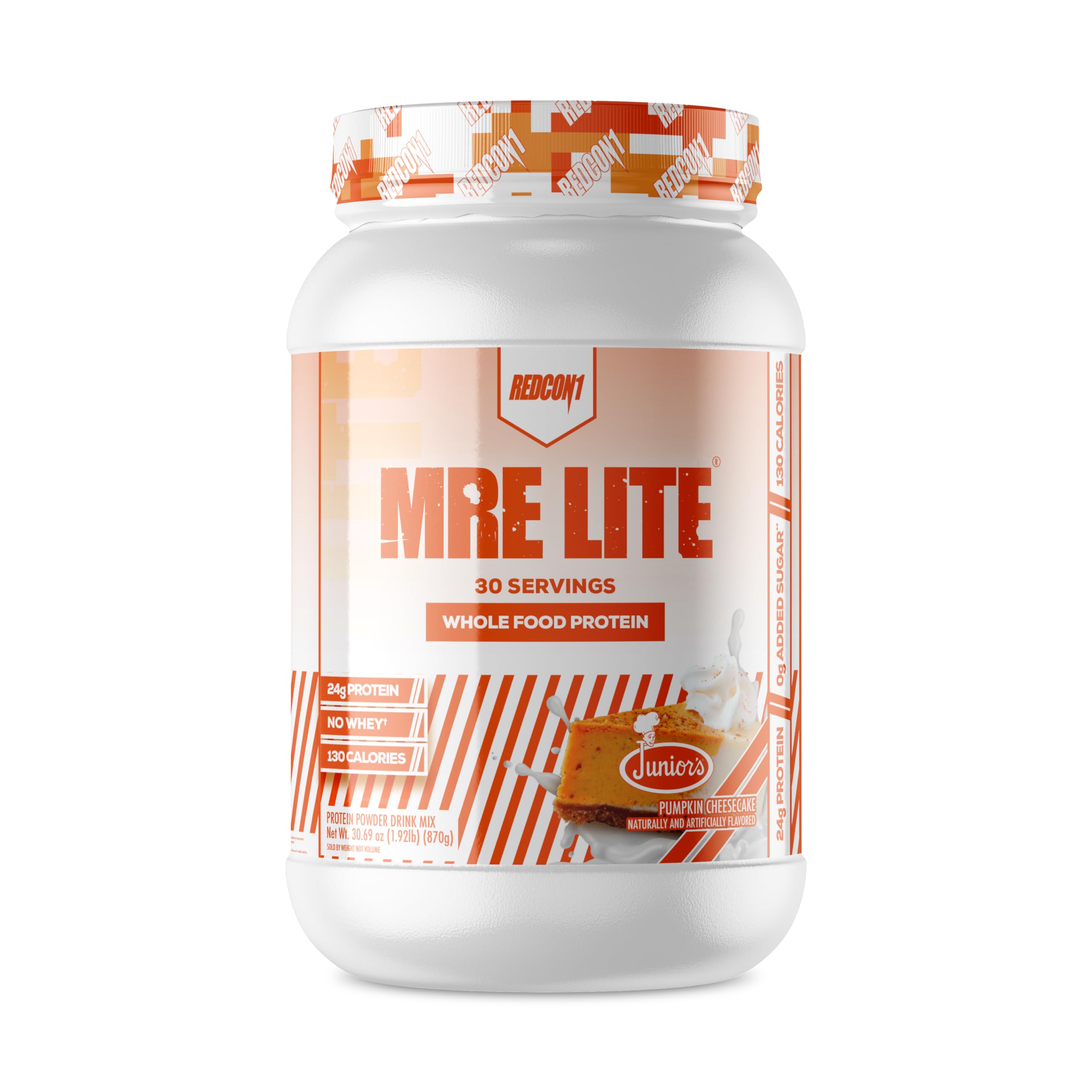 REDCON1 MRE Lite Whole Food Protein Powder, Juniors, Pumpkin Cheesecake - Low Carb REDCON1 uk supplements