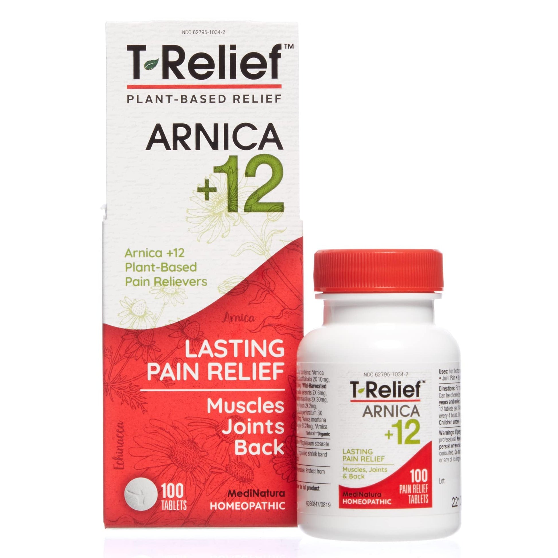 MediNatura Whole Body + Joints Bundle T-Relief Arnica +12 Natural Arthritis Pain Tablets 100ct + T-Relief Arnica +12 Natural Pain Relieving Tablets 100ct MediNatura uk supplements