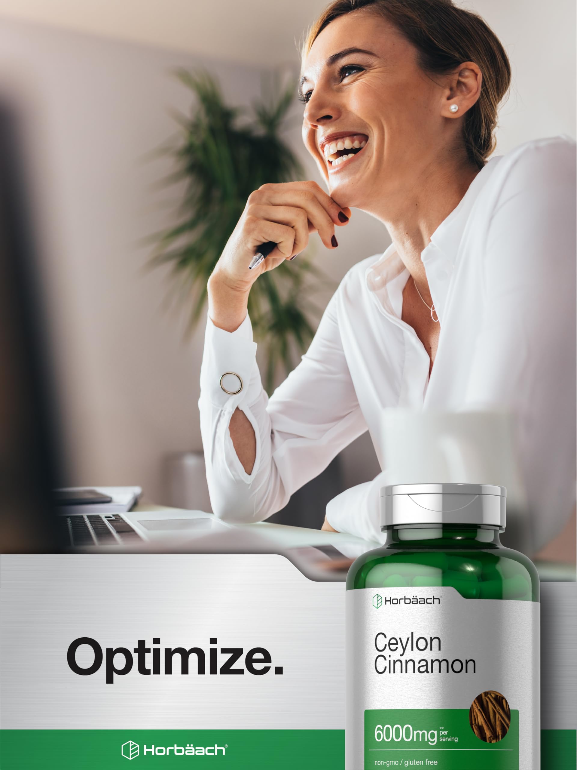 Ceylon Cinnamon Capsules | 6000 mg | 150 Count | Non-GMO & Gluten Free Supplement Horbäach uk supplements